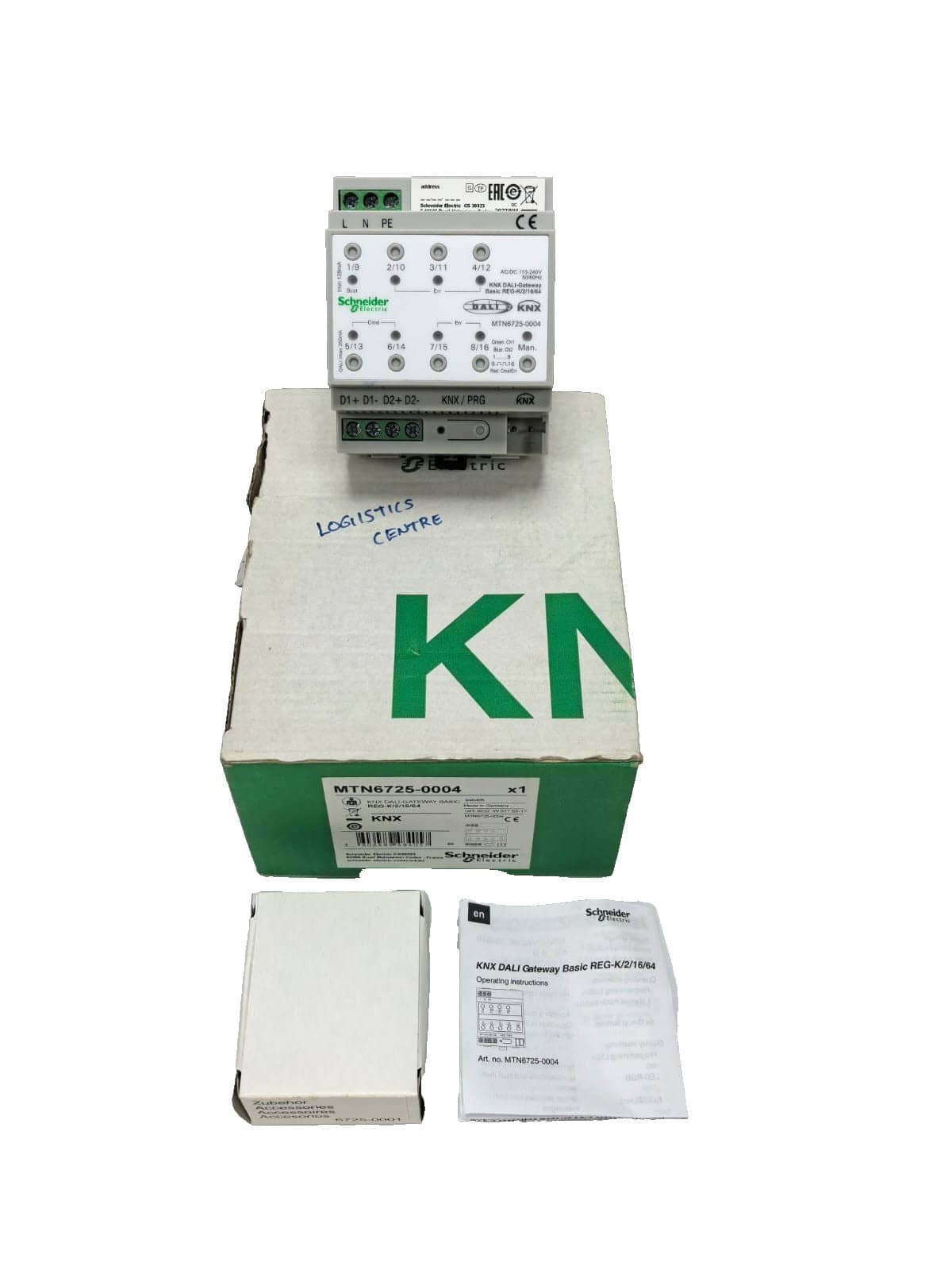 SCHNEIDER ELECTRIC MTN6725-0004 KNX DALI-GATEWAY BASIC REG-K/2/16/64