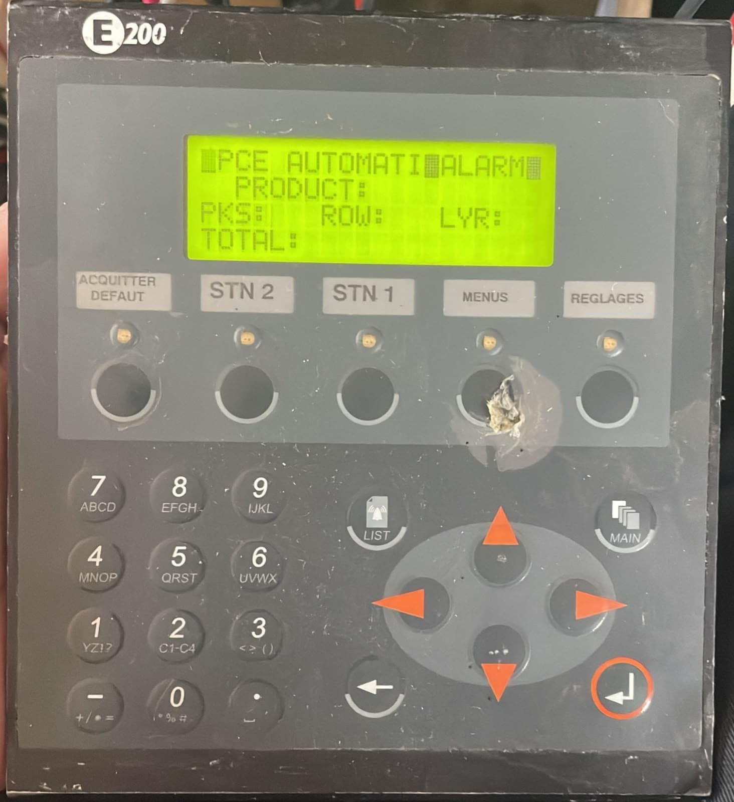 BEIJER ELECTRONICS E200 02800E INDUSTRIAL HUMAN MACHINE INTERFACE