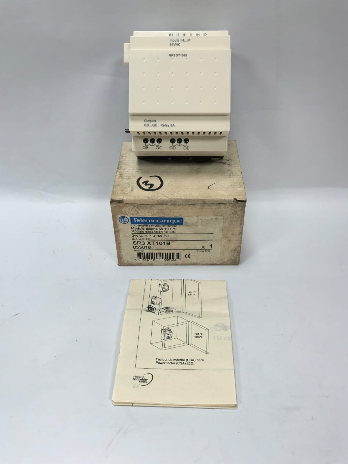 TELEMECANIQUE SR3 XT101B EXPANSION MODULE