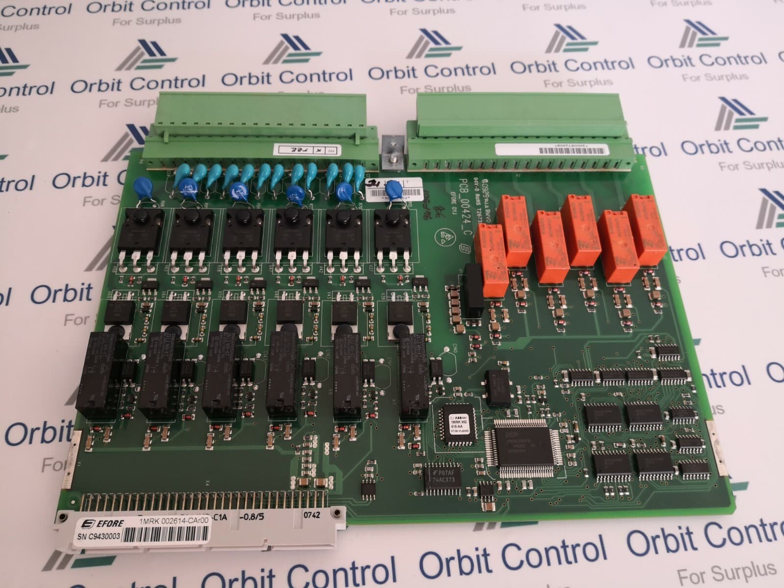 ABB 1MRK 002614-CAR00 1MRK002614CAR00 EFORE PCB_00424_C
