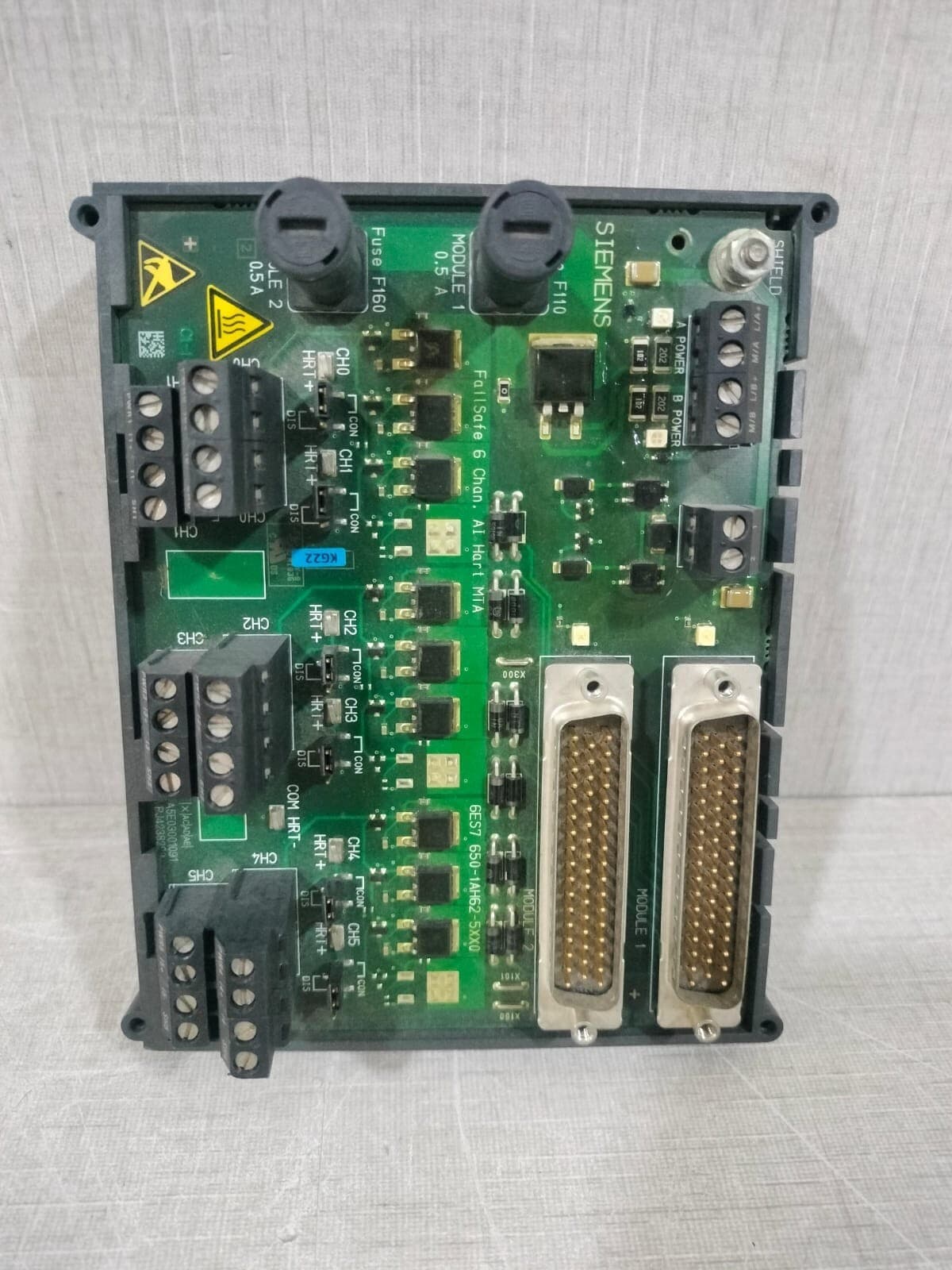 Siemens 6ES7 650-1AH62-5XX0 Failsafe analog input MTA 24VDC/ 6 Channel