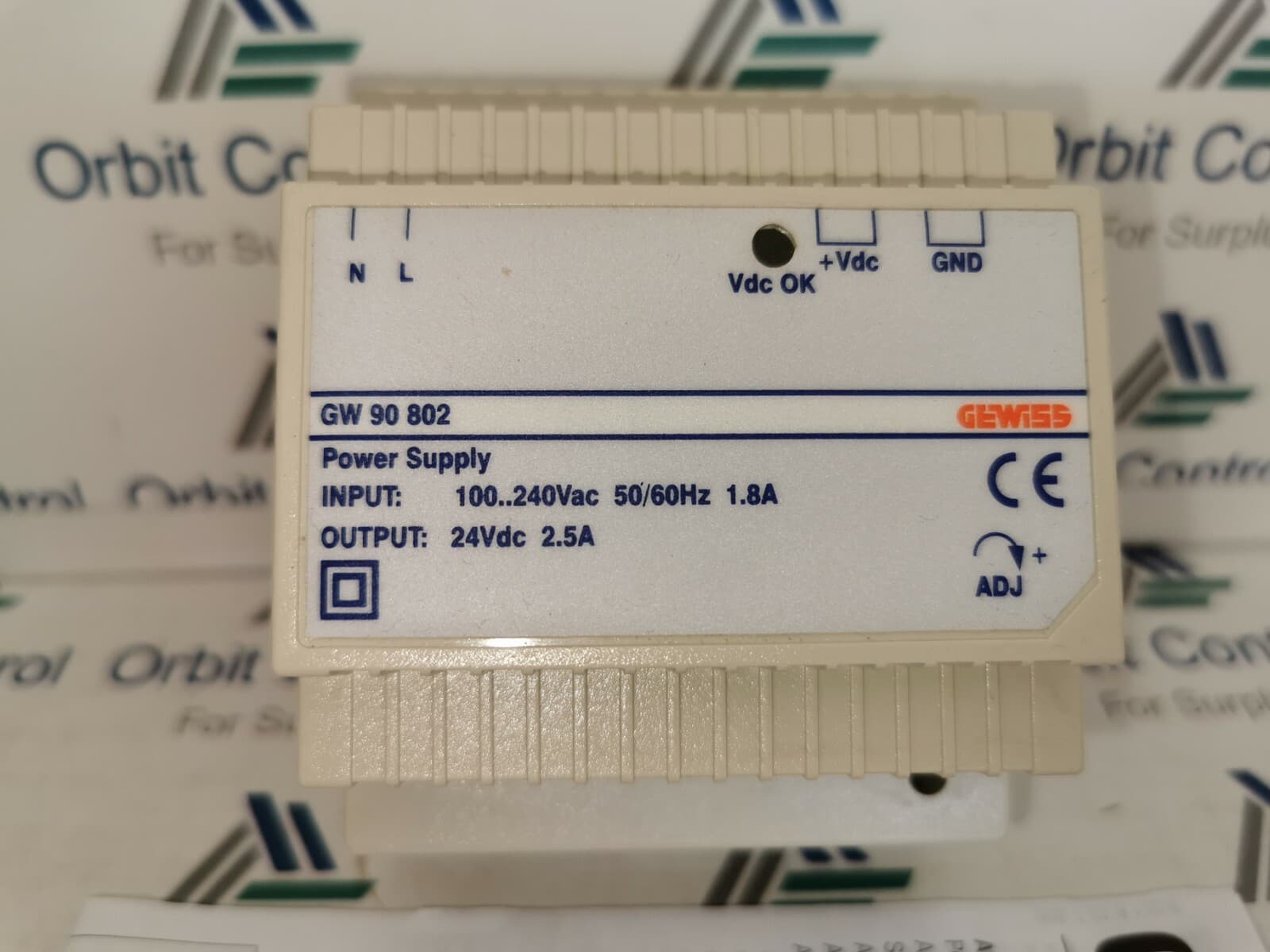 Gewiss GW90802 Power Supply 100/240Vac-50/60Hz