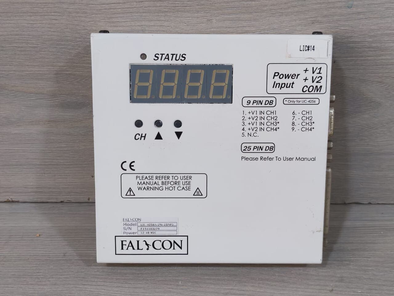 FALCON LIC-4256N ( Mi-25MP) CONTROLLER 12/48 VDC / DB25pin