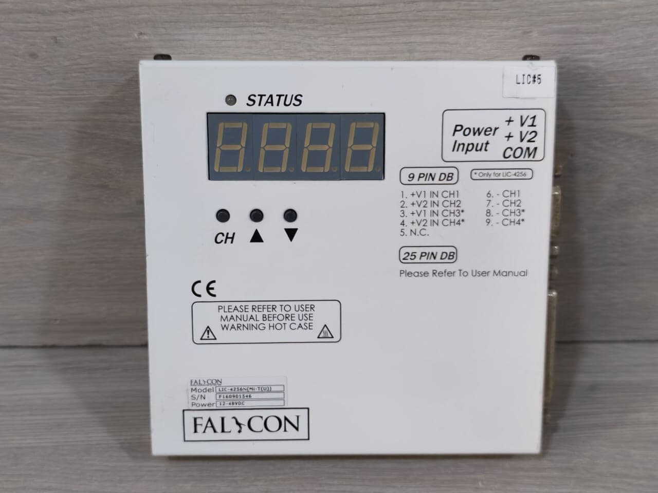 FALCON LIC-4256N ( Mi-T (U) ) CAMERA CONTROLLER 12/48 VDC / DB25pin