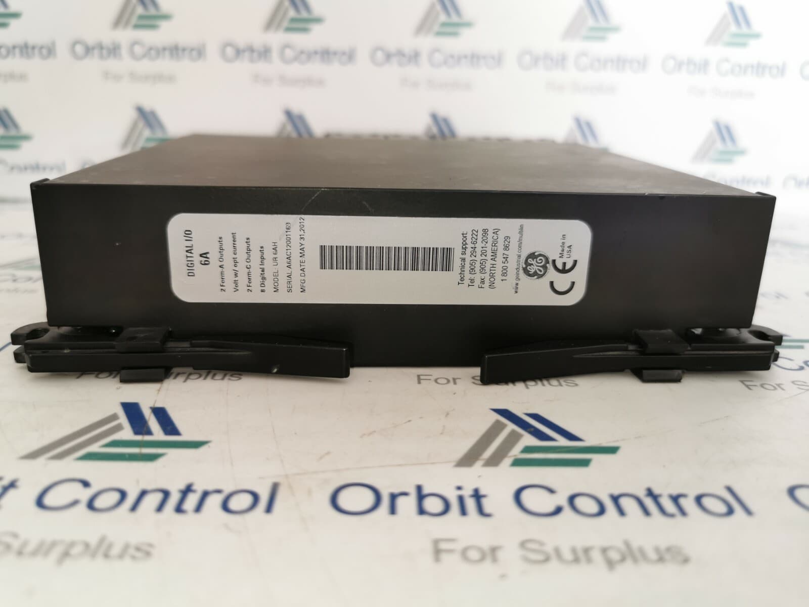 GE Multilin UR 6AH Digital I/O, 8 Digital Inputs, 2 Form-A/C Outputs 6A
