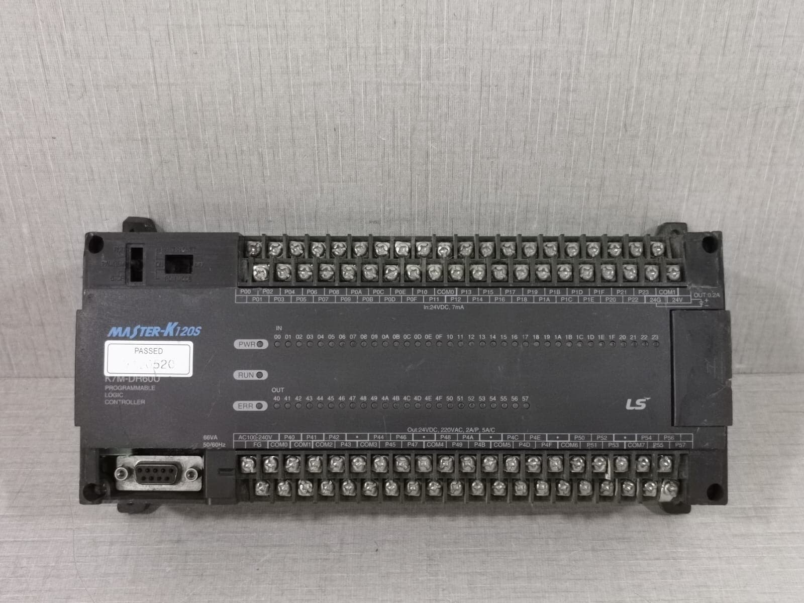 LS MASTER-K120S / K7M-DR60U(N) V3.1 1102 LOGIC CONTROLLER