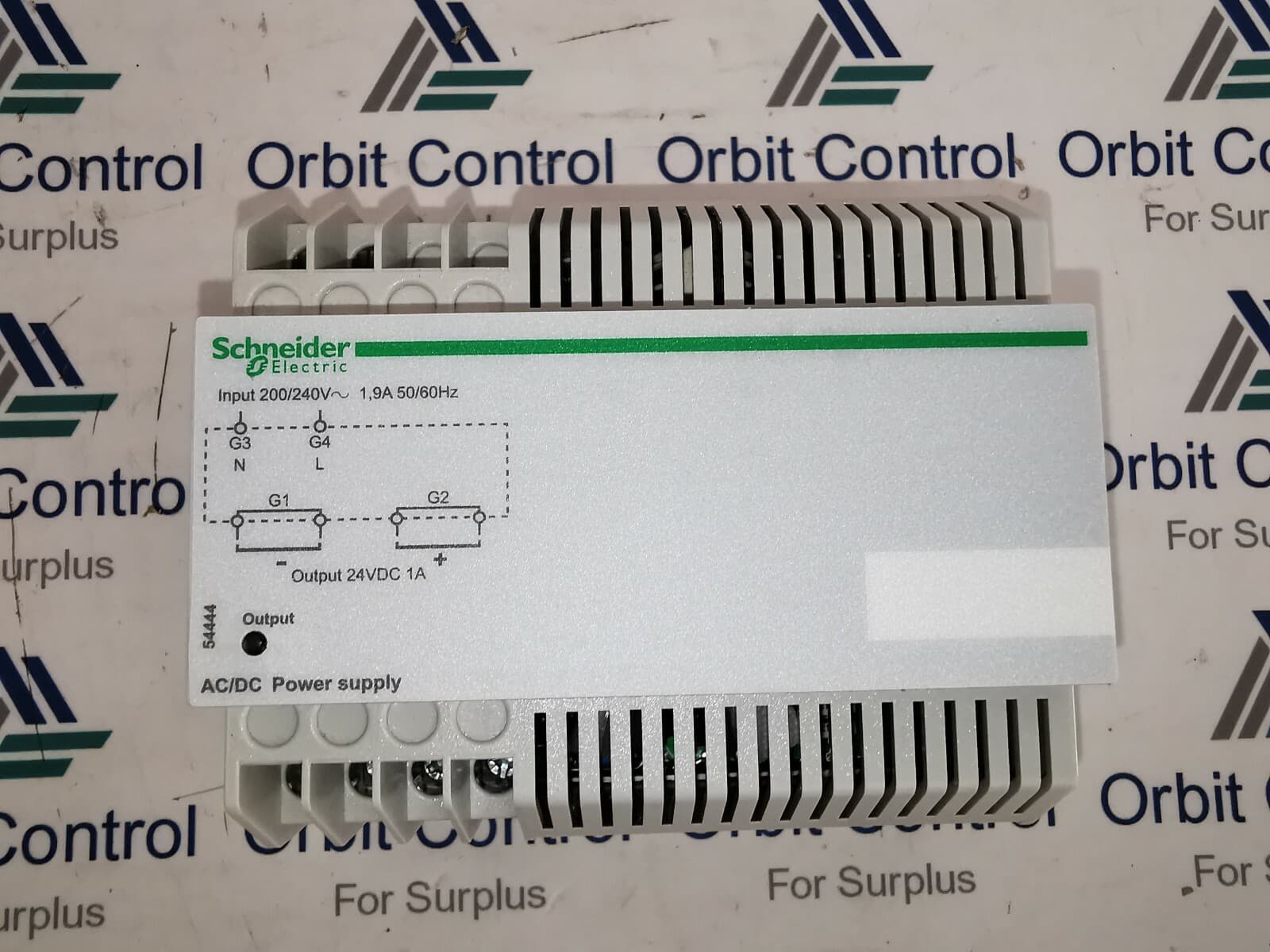Schneider Electric 54444 power supply module,Input 200/240 1.9A /Output 24VDC 1A