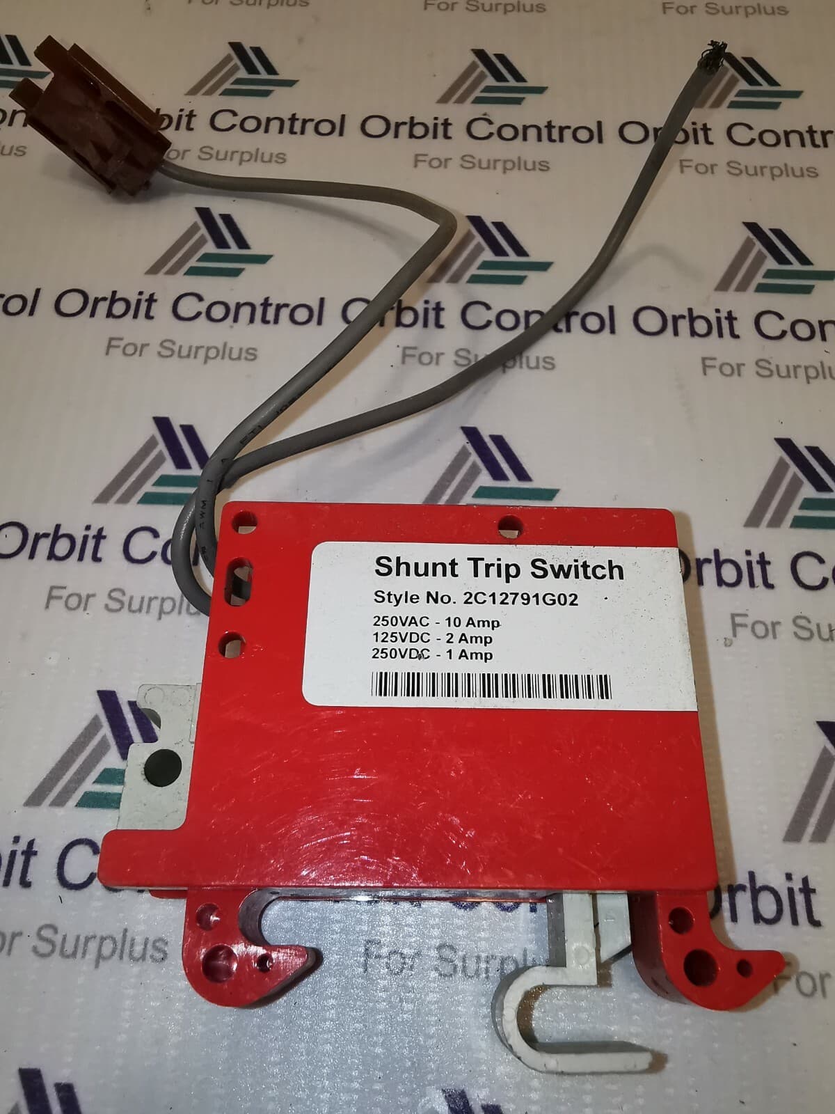 Eaton 2C12791G02 Circuit Breaker Shunt Trip Switch Assy, 250VAC / 250VDC