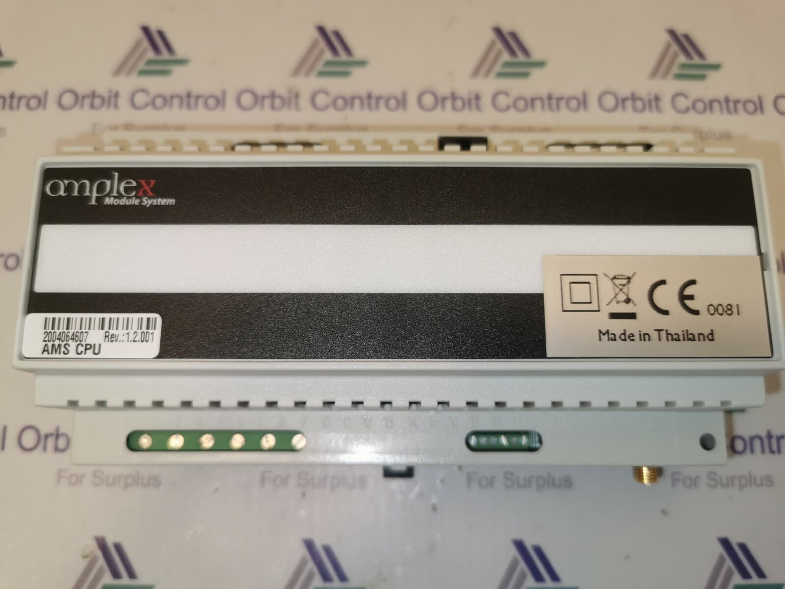 Amplex Module System 2004064607/Rev:1.2.001 AMS CPU