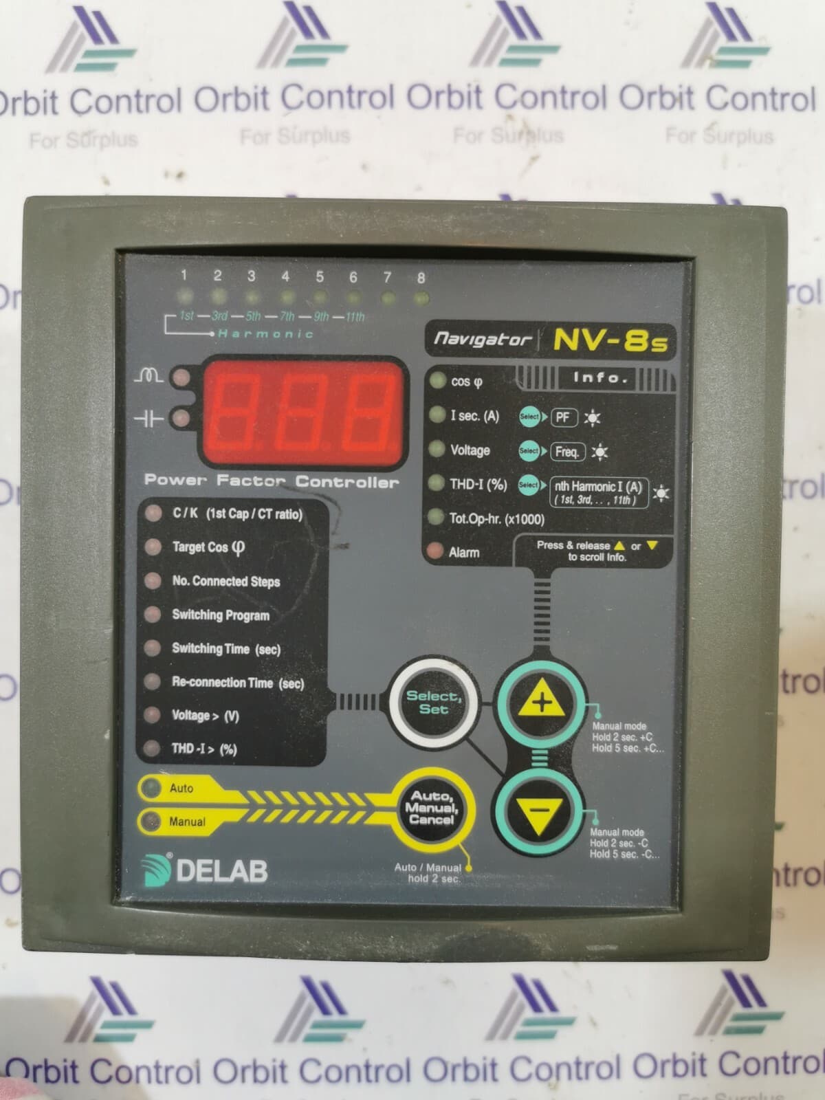 Delab NV-8S NAVIGATOR POWER FACTOR CONTROLLER