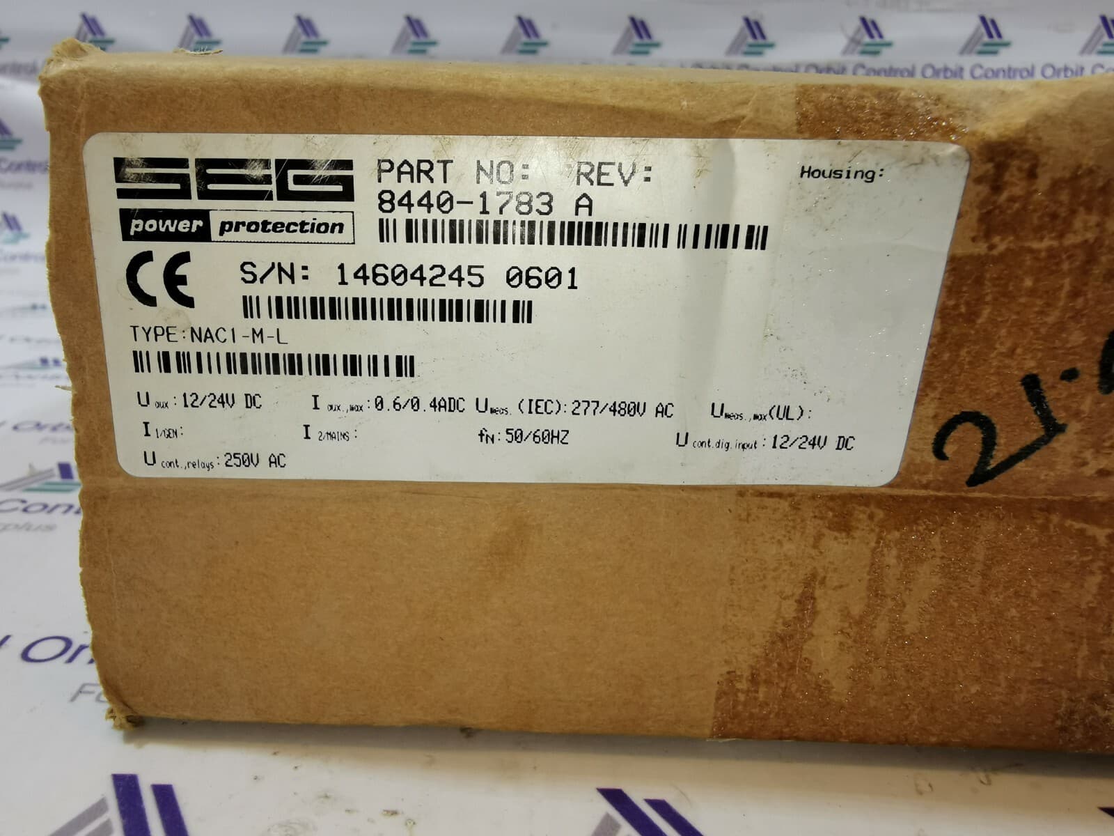 SEG NAC1-M- L / REV: 8440-1783 A POWER PROTECTION