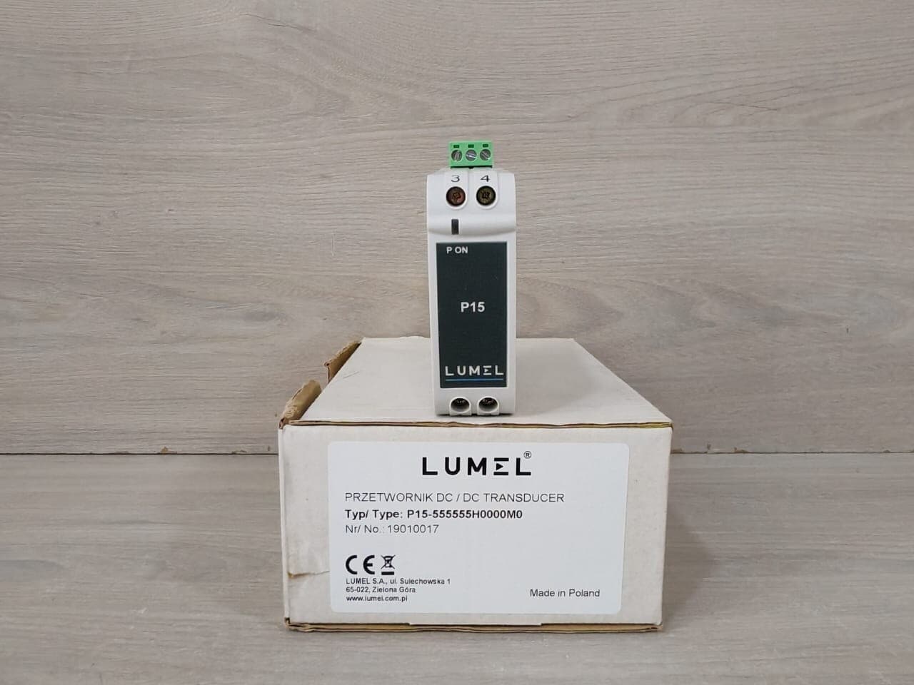 LUMEL P15-555555H0000M0 DC TRANSDUCER