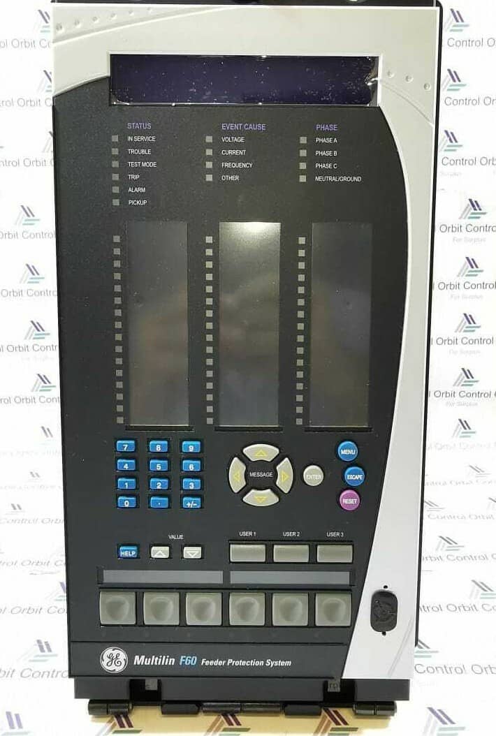 GENERAL ELECTRIC F60 FEEDER MANAGEMENT RELAY F60N03VLLF8MH6BMXXR7J