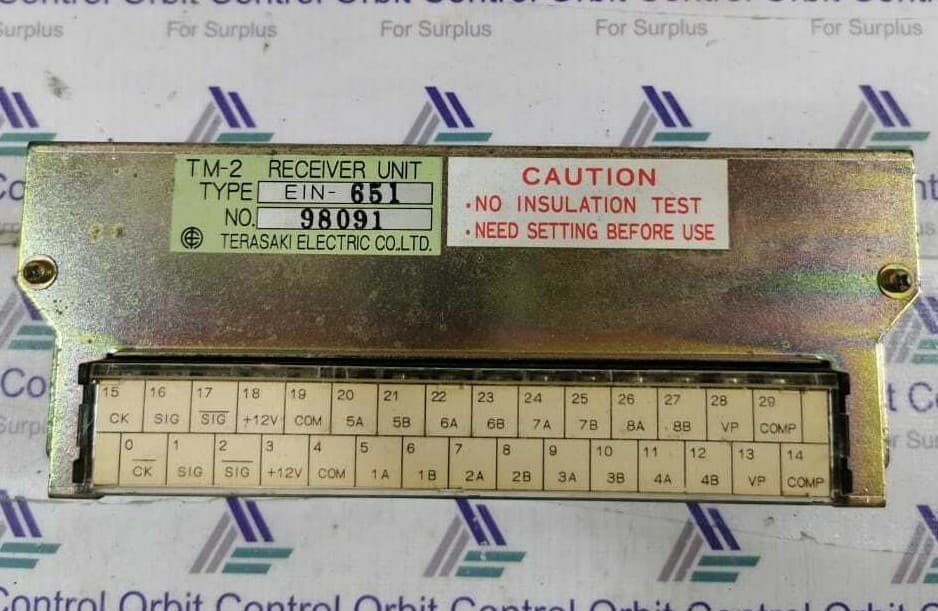 TERASAKI ELECTRIC TM-2 RECEIVER UNIT EIN-651
