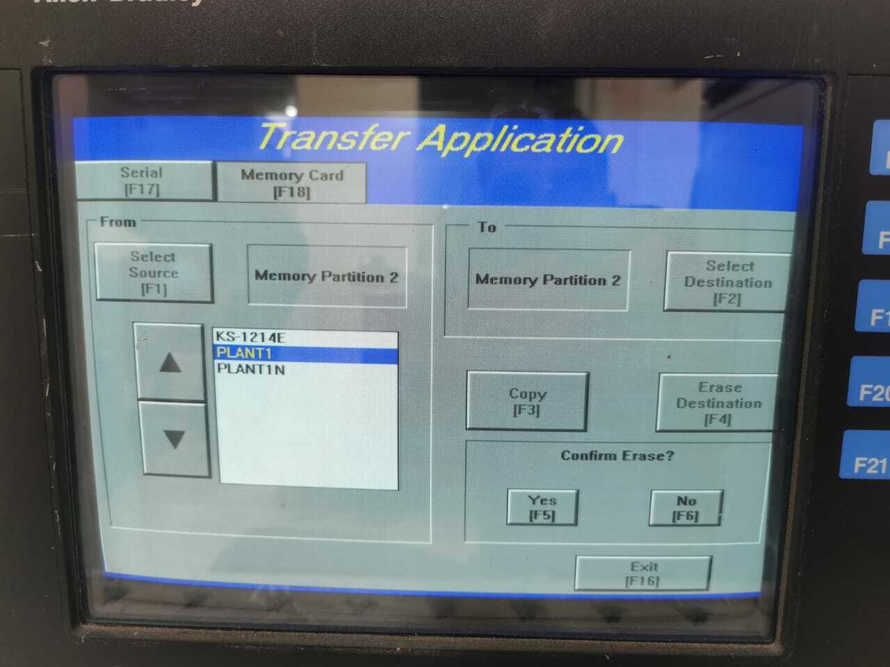 Allen Bradley Panelview 1400e 2711E-K14C15 Ser G Rev C FRN 5.16