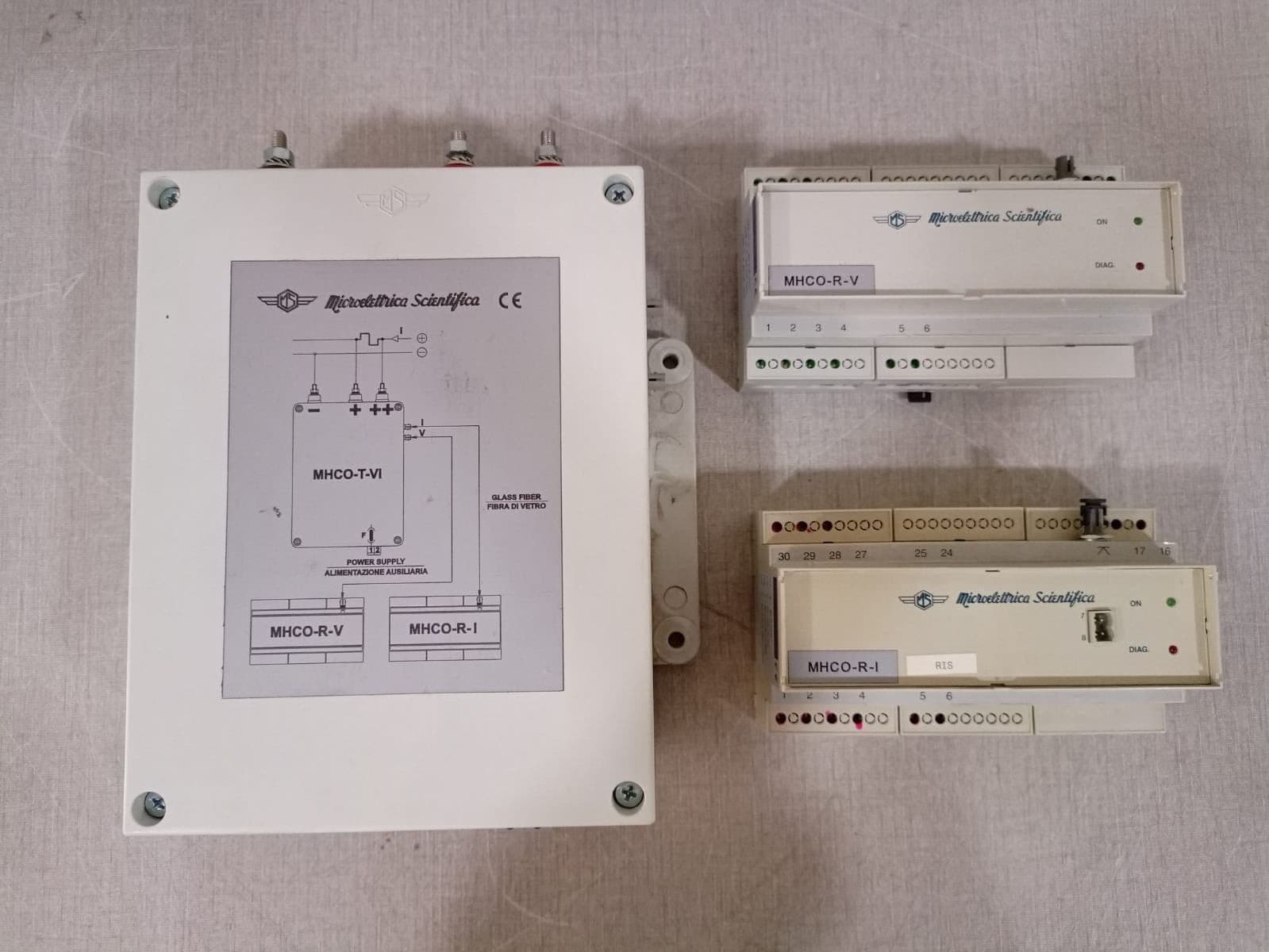 MICROELETTRICA SCIENTIFICA MHCO-R-V / MHCO-R-I / PDS - RLY - 037A