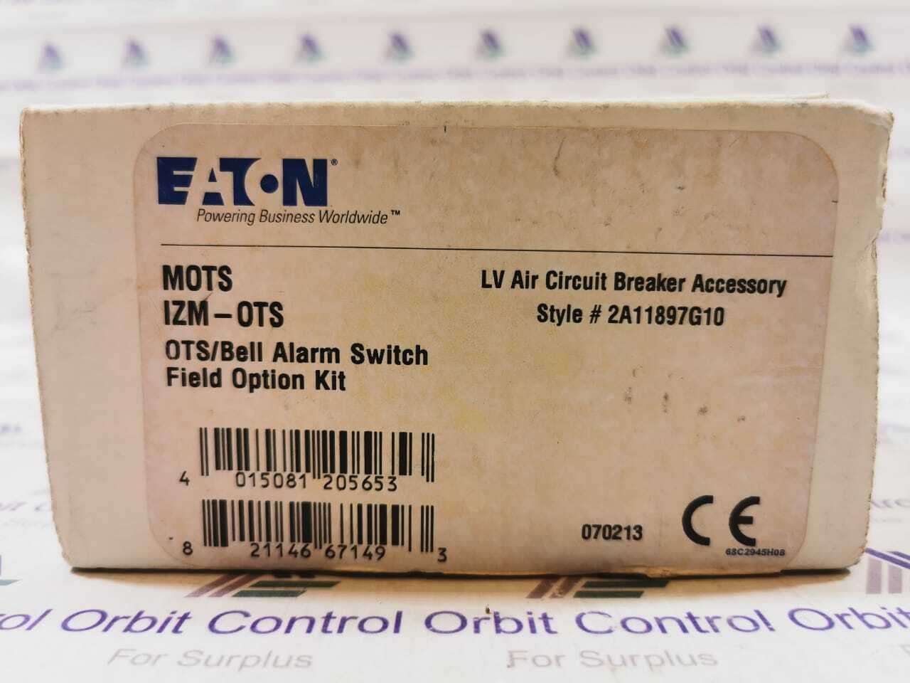 EATON MOTS IZM-OTS Bell Alarm Switch Field Option kit 2A11897G10