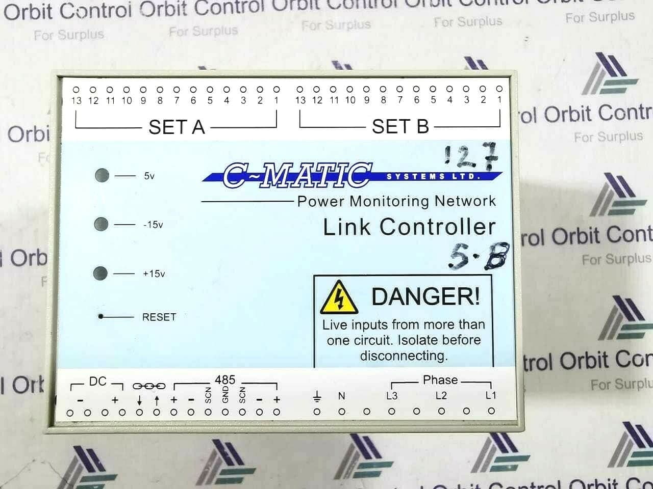 C-MATIC Power Monitoring Network Link Controller 20-300vac 50-60Hz