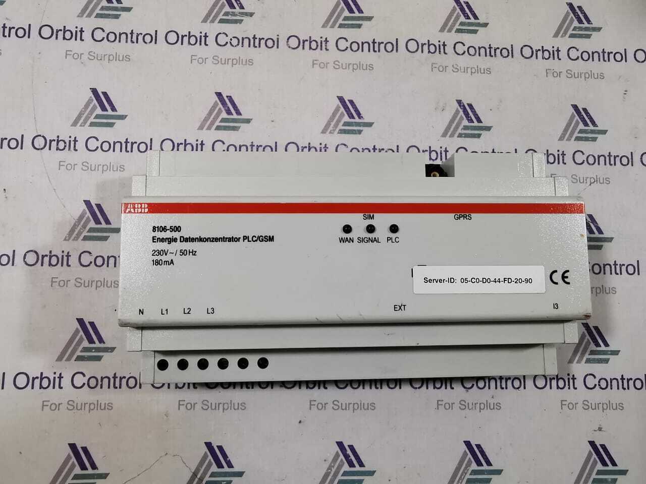 DC-MUC ABB 8106-500 PLC MODULE