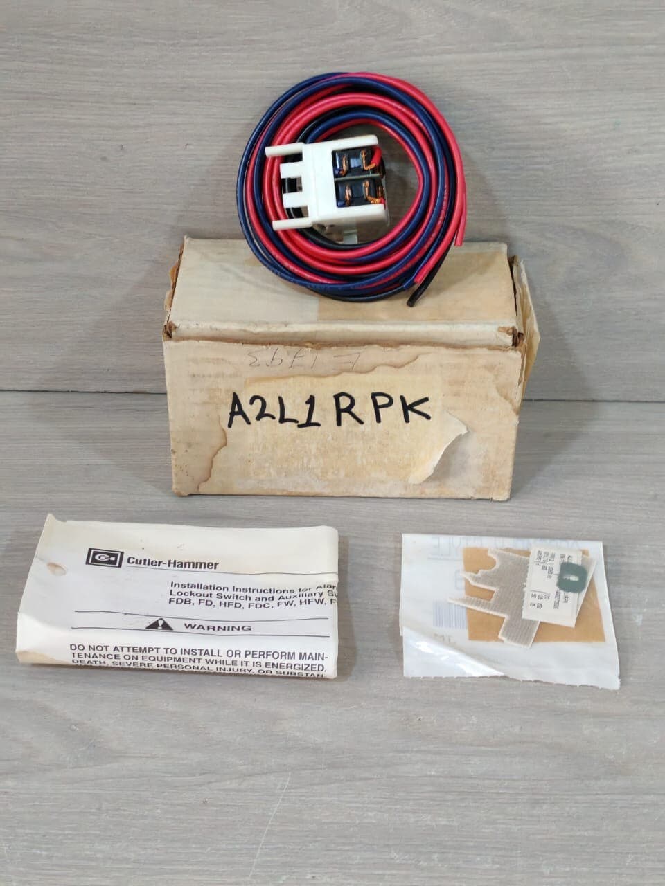 CUTLER-HAMMER A2L1RPK AL/LO SWITCH 1490D72G09 600VAC