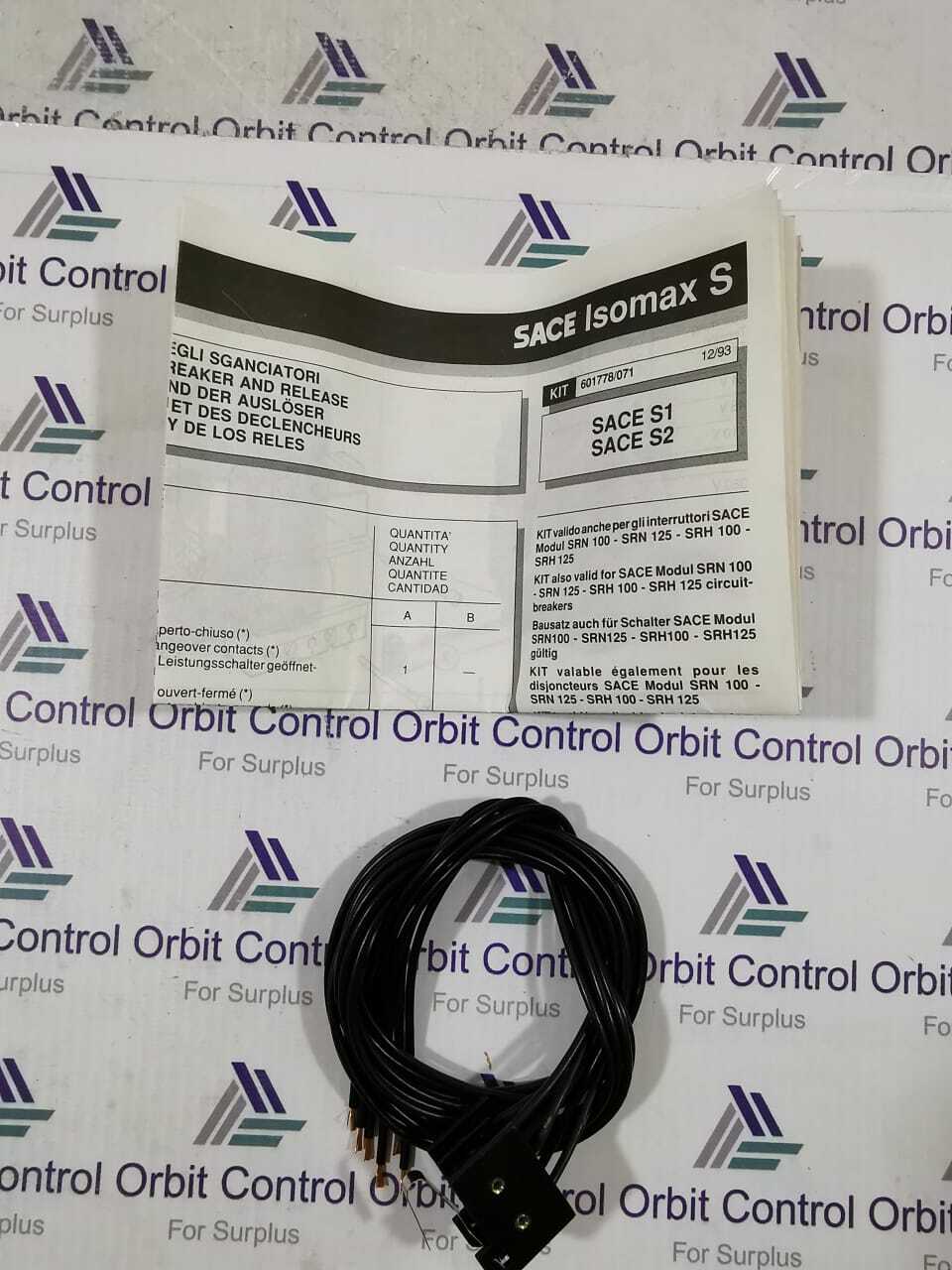 ABB SACE 1SD AO 13328 R1 S1-S2 (SRN-H 125)