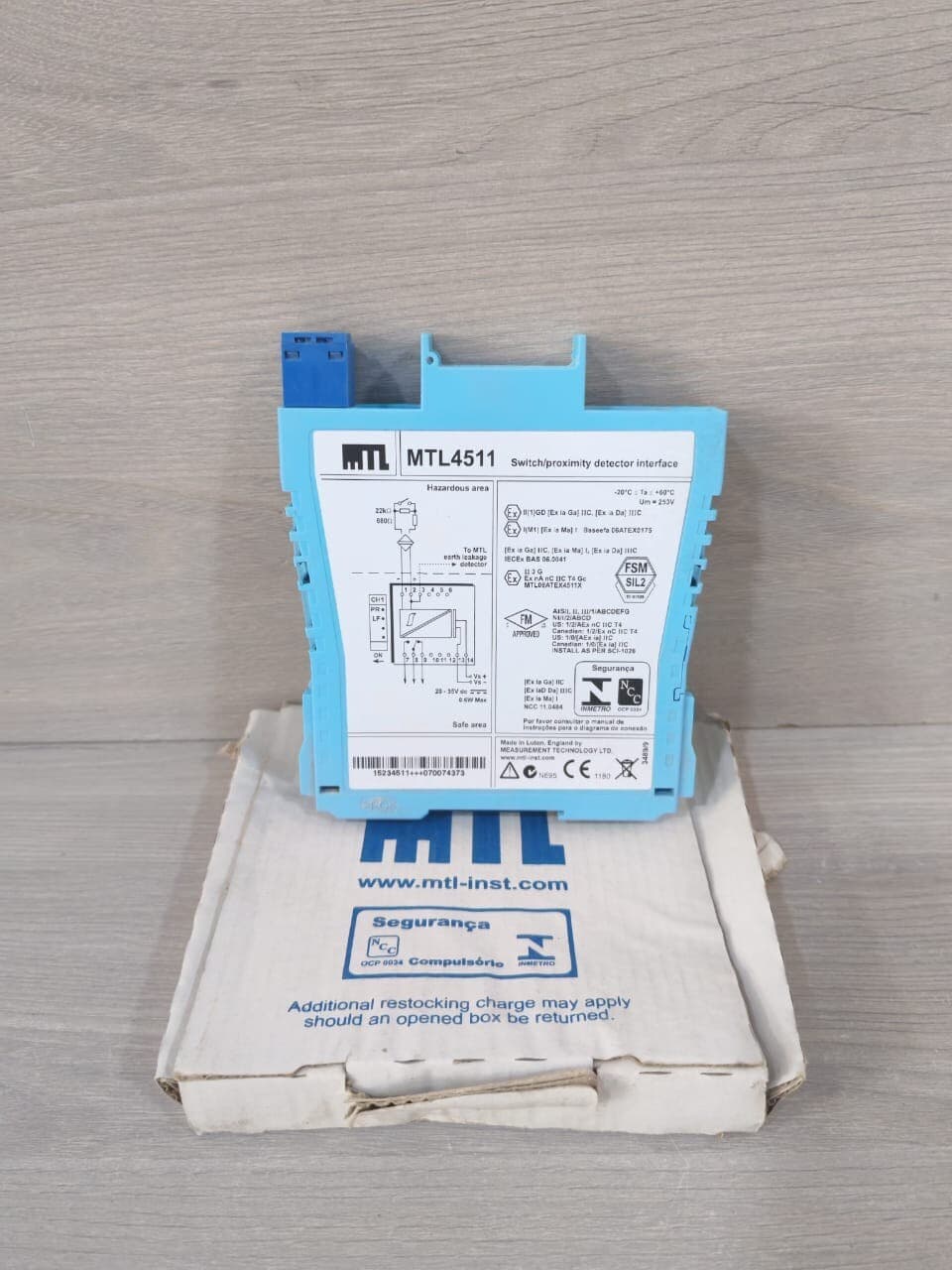 MTL MTL4511 SWITCH/PROXIMITY DETECTOR INTERFACE