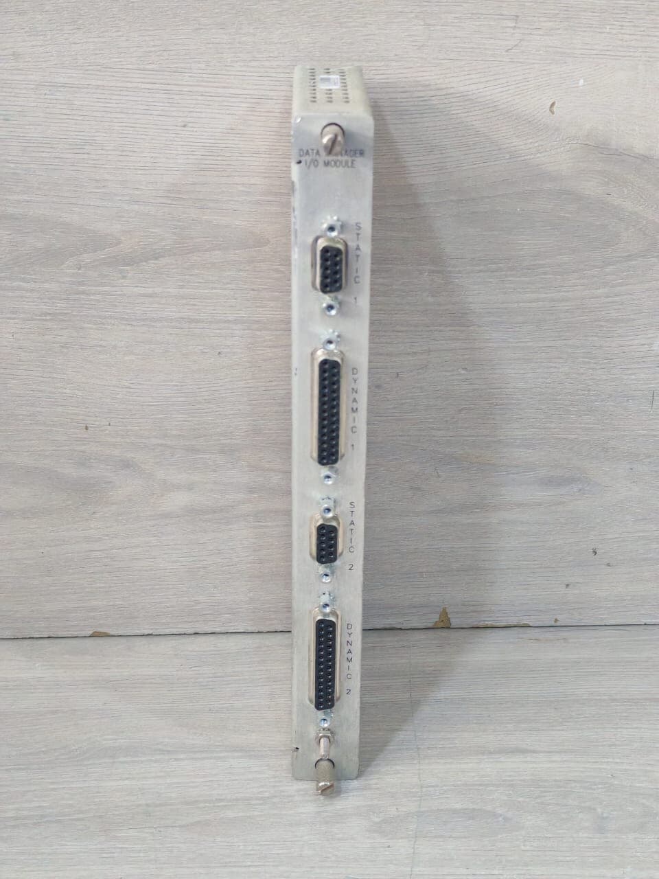 BENTLY NEVADA 125760-01 DATA MANAGER I/O MODULE STATIC 1,2 DYNAMIC 1,2