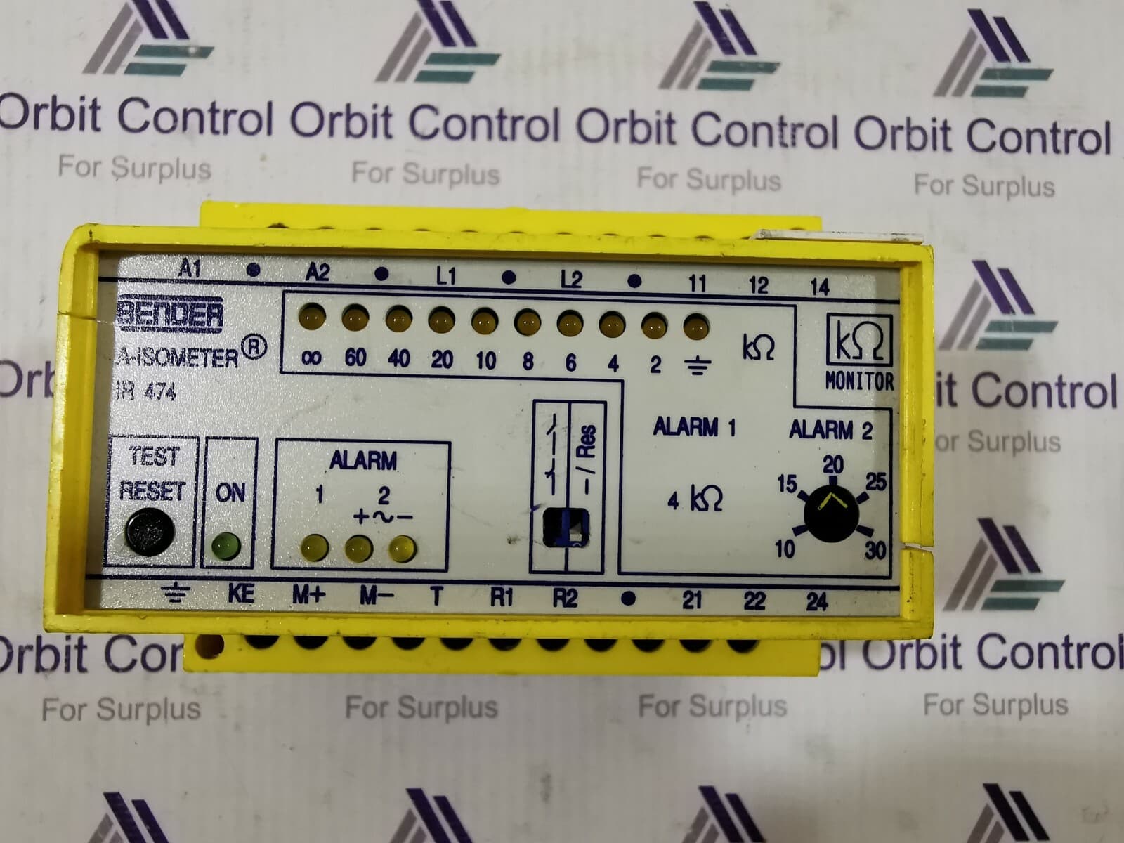 BENDER SB474-34 FAULT VOLTAGE MONITOR
