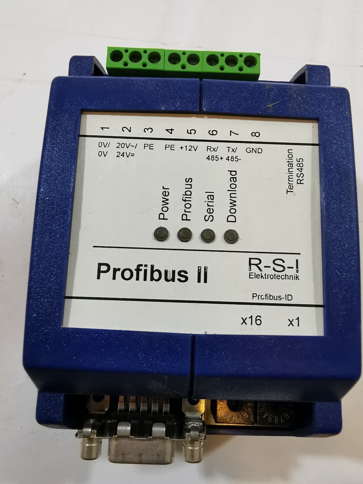 R-S-I ELEKTROTECHNIK PROFIBUS II Art Nr. 002419