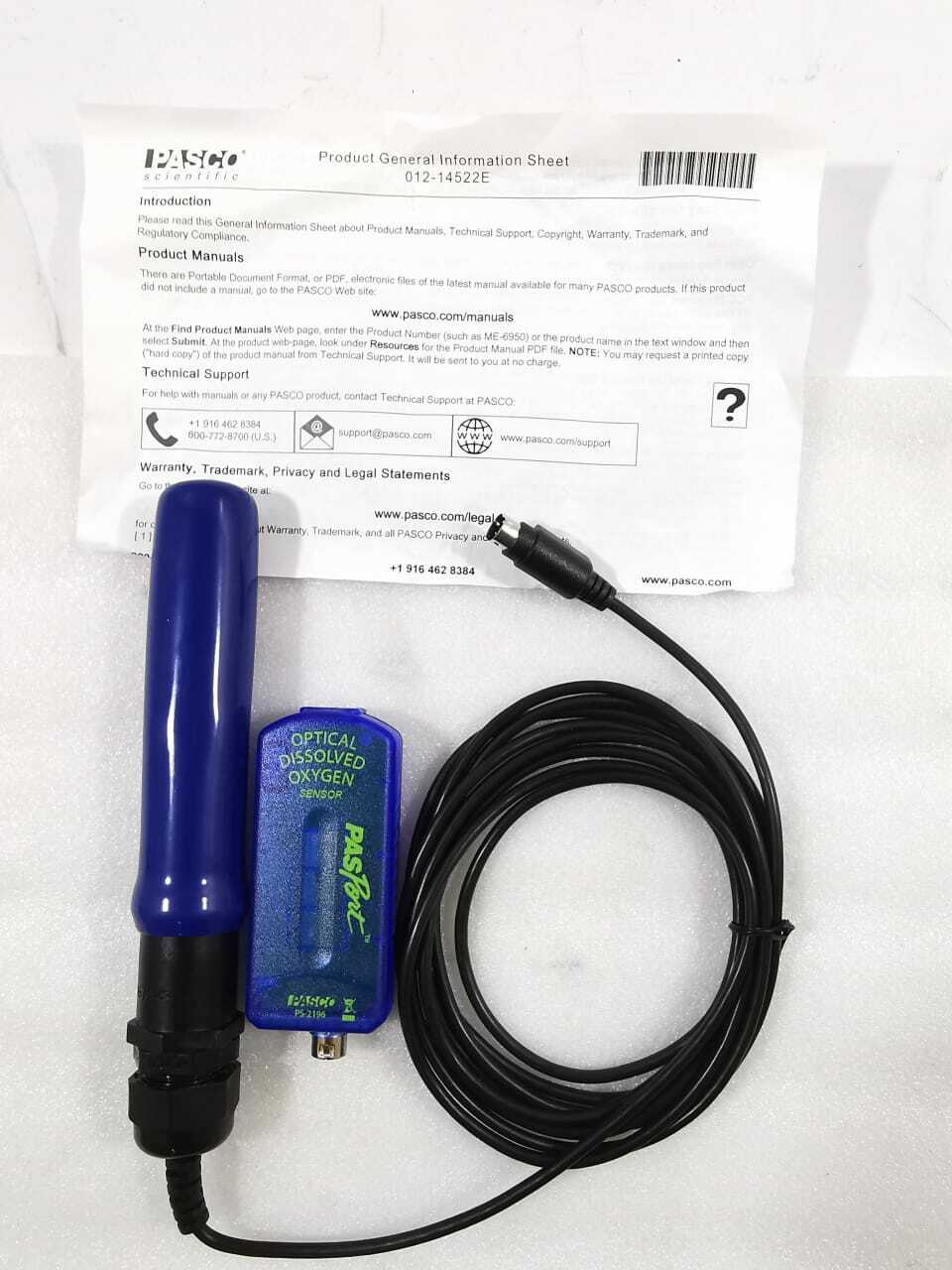 PASCO PS-2196 PASPORT OPTICAL DISSOLVE OXYGEN