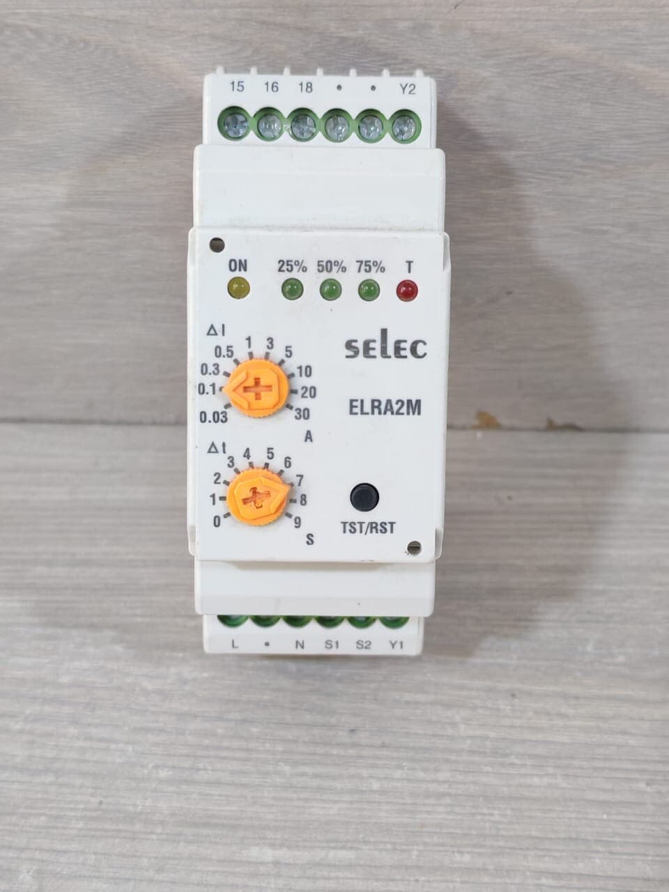 SELEC ELRA2M-1-230V EARTH LEAKAGE RELAY