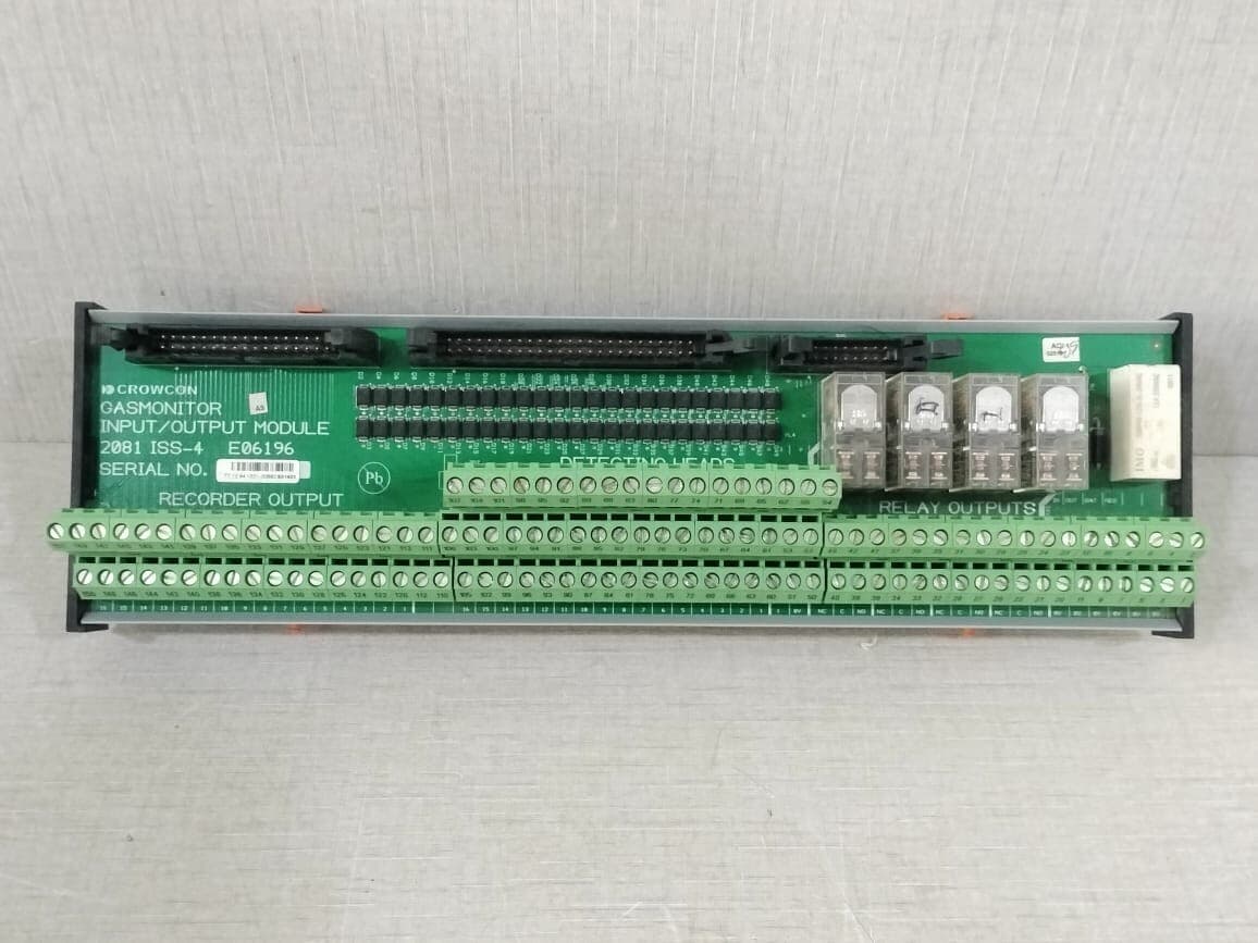 CROWCON Gas Monitor INPUT/OUTPUT MODULE 2081 ISS-4 E06196