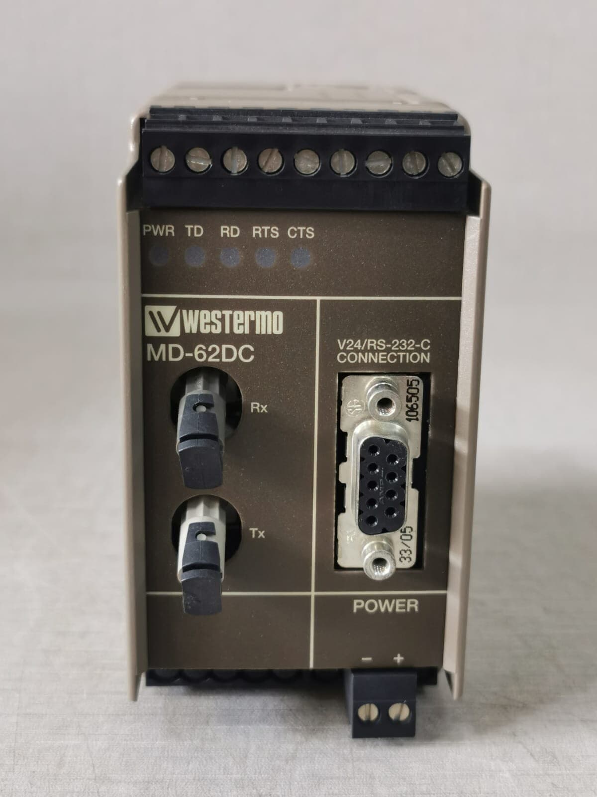 WESTERMO MD-62DC MODEM / Type: MD-62 ST - Only with Slightly Crack Parts