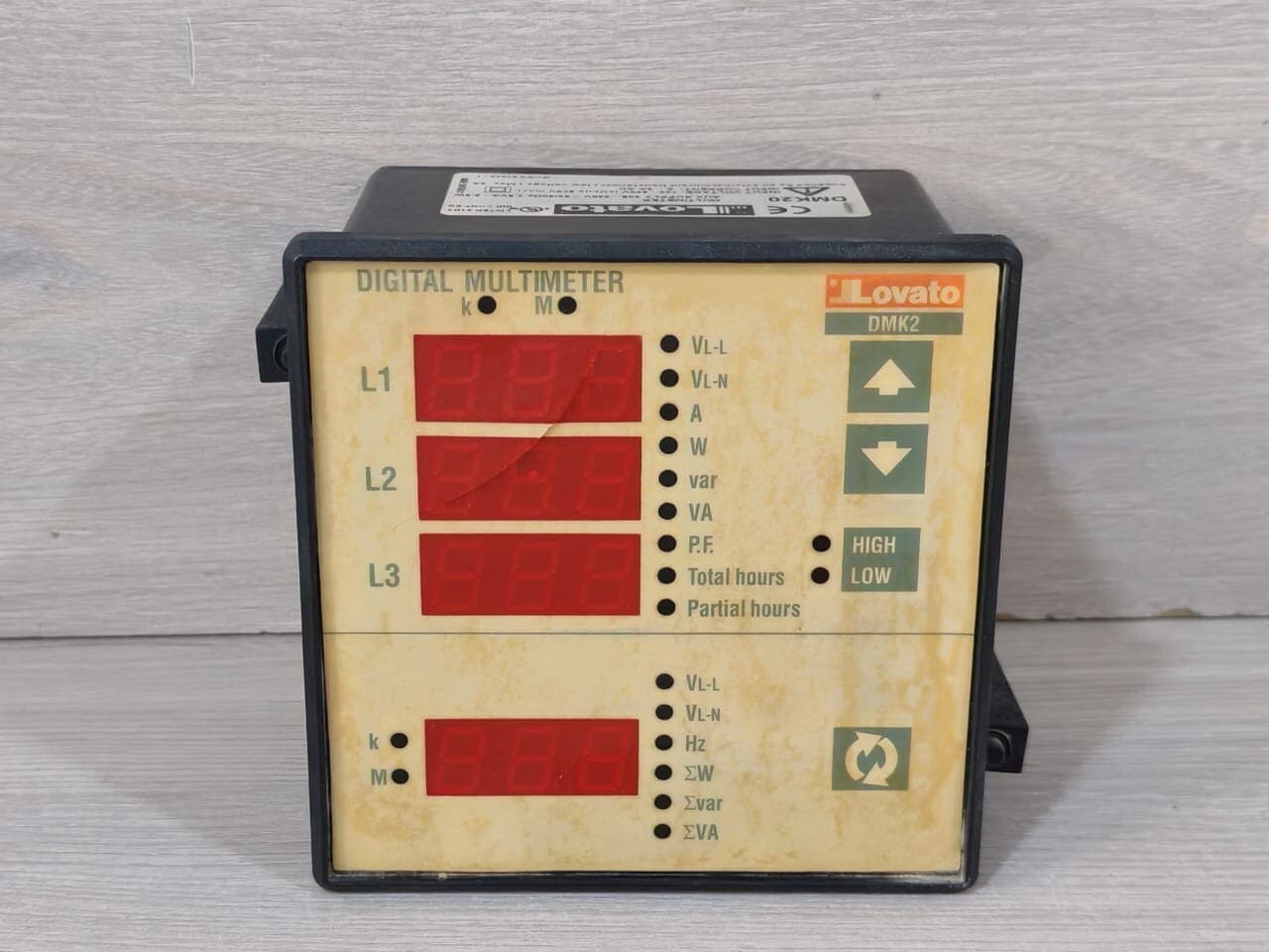 Lovato DMK20 PANEL POWER METER- SCREEN