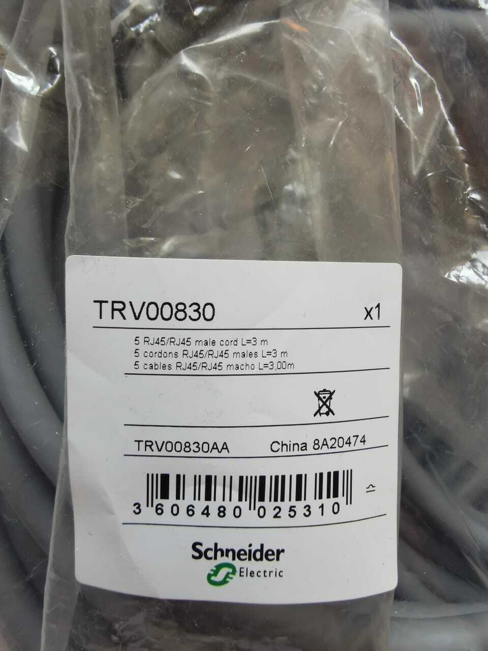 Schneider Electric TRV00830 male cords 3 meters