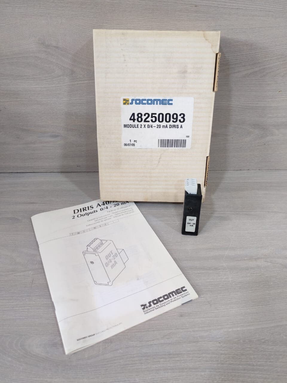 SOCOMEC 48250093 2 ANALOGUE OUTPUTS 0/4-20mA