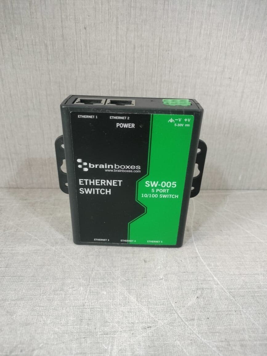 Brain Boxes SW-005 5 PORT 10-100 ETHERNET SWITCH