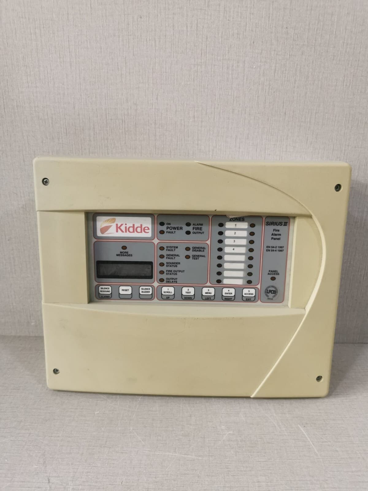 KIDDE EN 54-2 1997 FIRE SYSTEM SIRIUS II