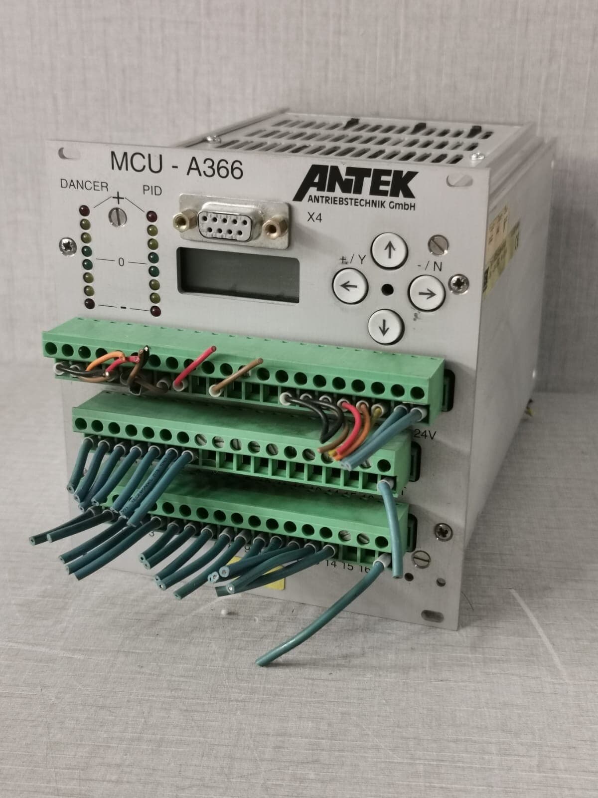 ANTEK MCU-366 MCU-A366-00-00 24VDC0.3A I/O MODULE PROCESSOR CONTROL