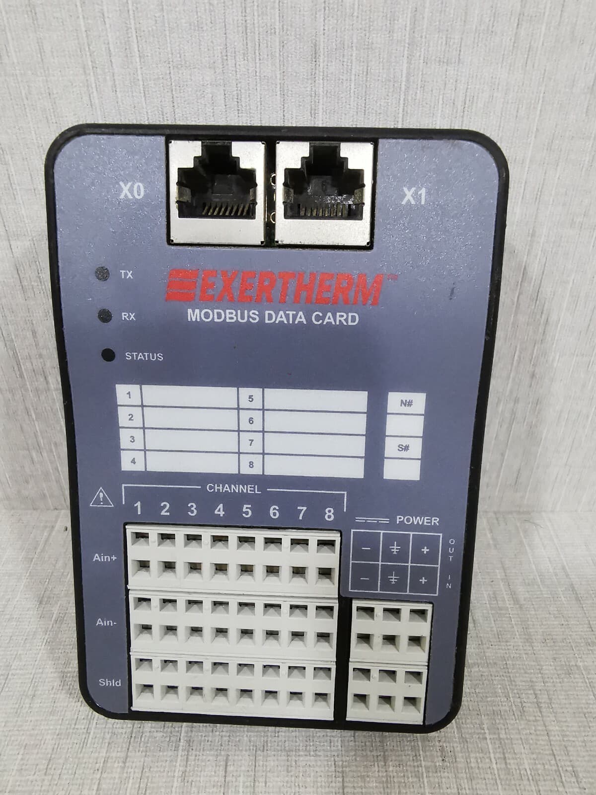 EXERTHERM 800217 MODBUS DATA CARD