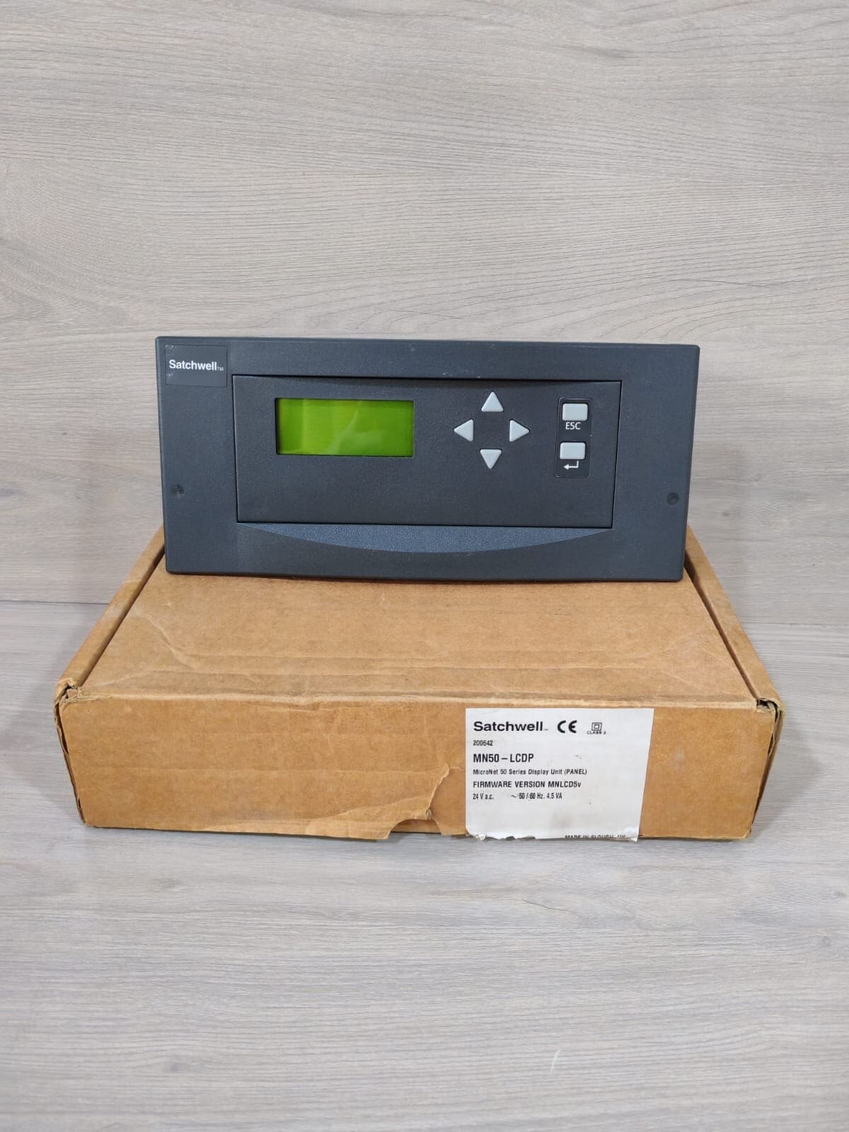 Satchwell MN50-LCD F/W VER.MNLCD5v Series 6749 Management Controller 24VAC