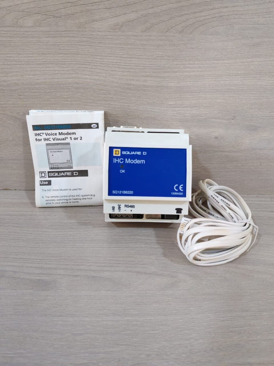 SQUARE D IHC MODEM SQ121B6220 120BA220 WITH FHILTY BOX