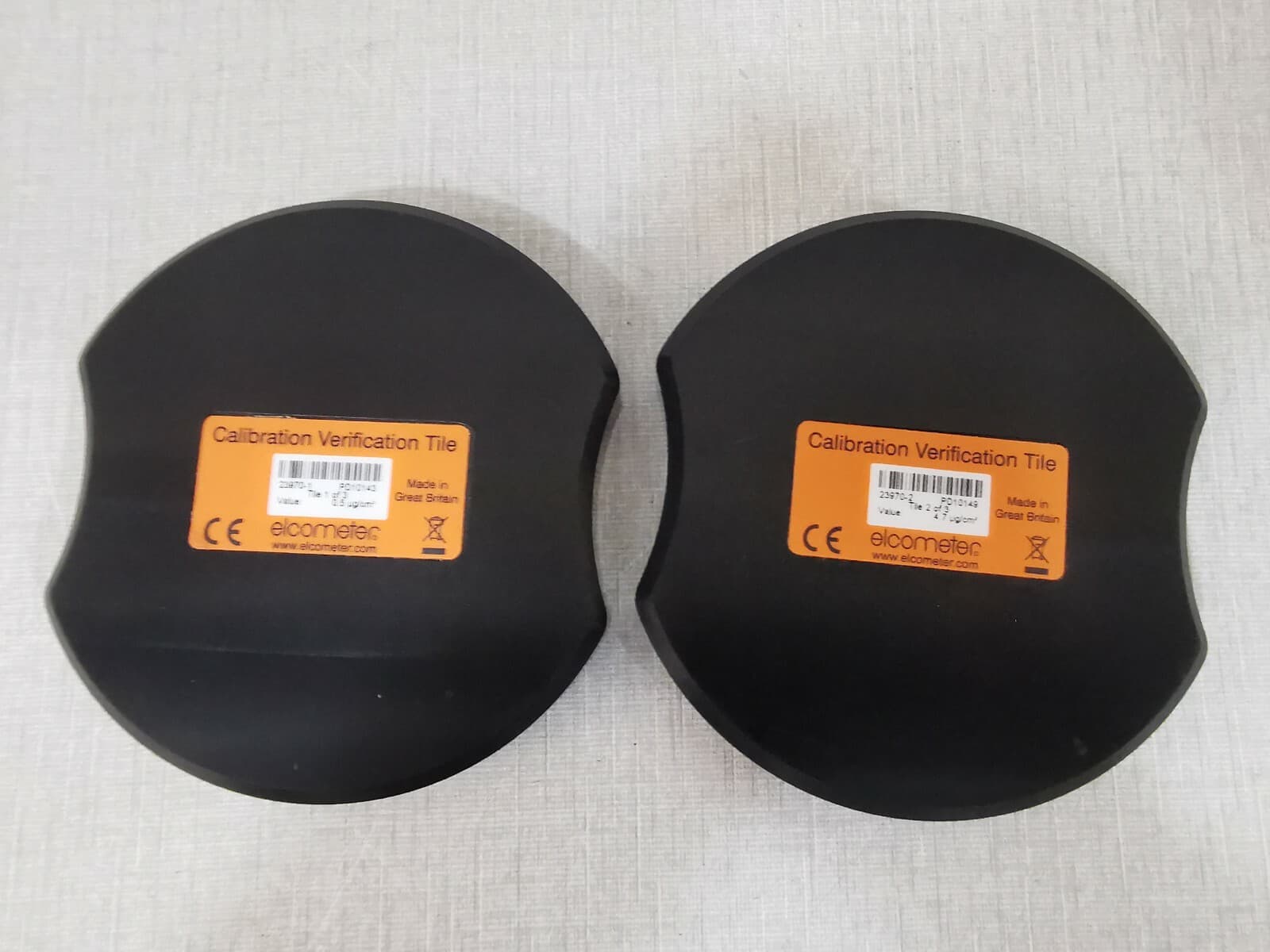 CALIBRATION VERIFICATION TILES SET OF 2 FOR ELCOMETER 130 SALT CONTAMINATION