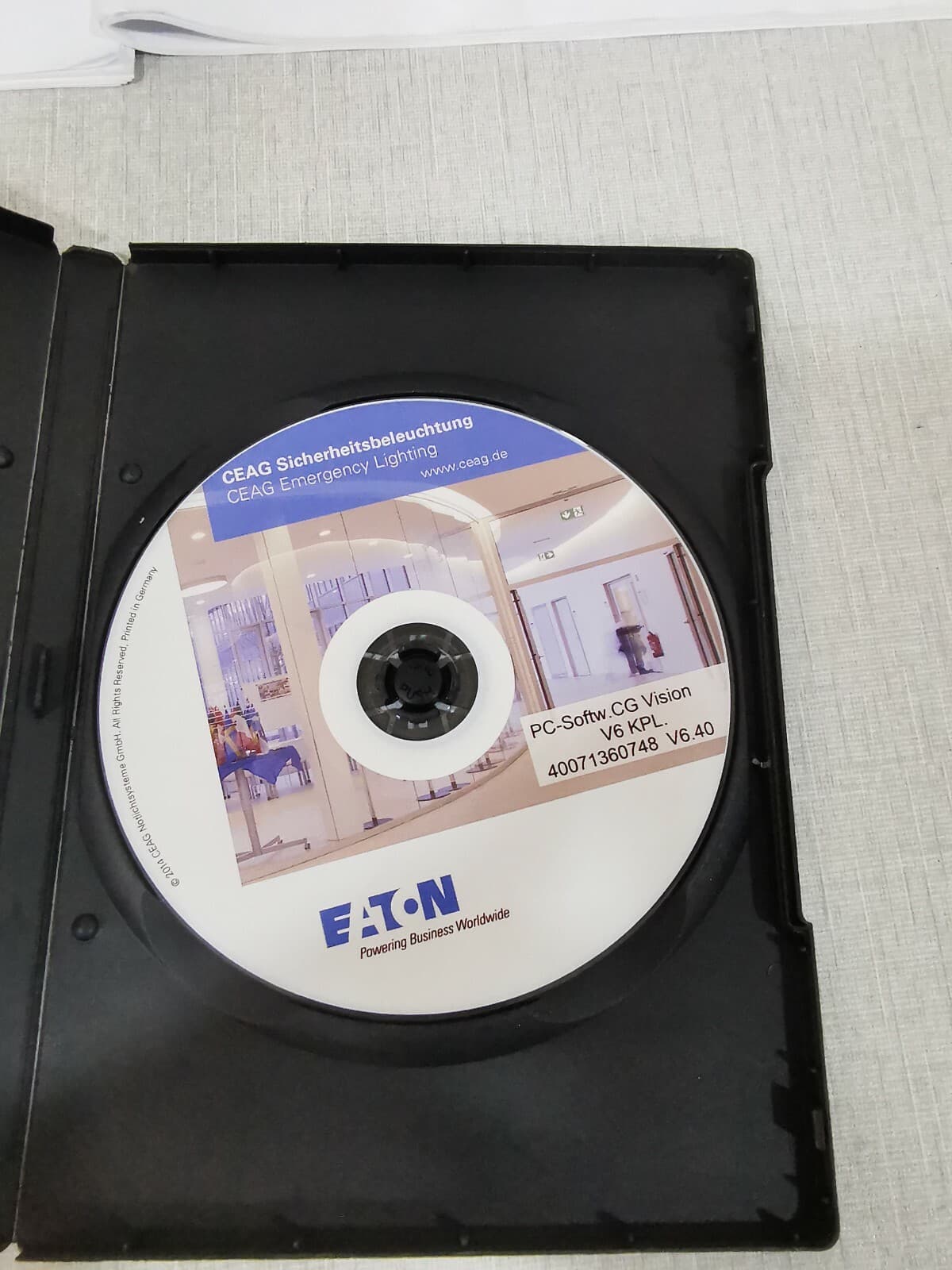 EATON 400 71 361025 PC-Software CGVision V6 KPL 40071360748 V6.40