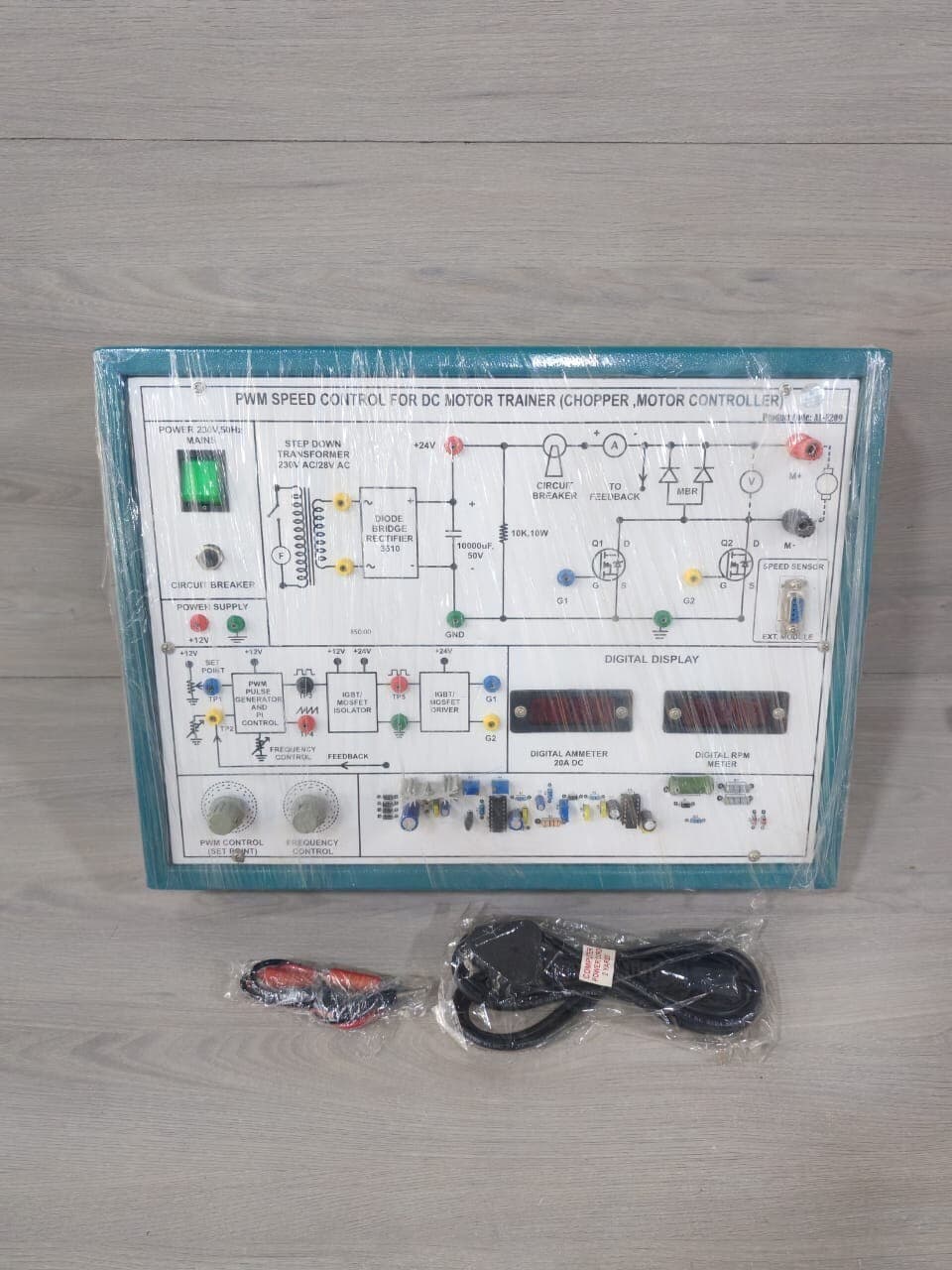 PWM SPEED CONTROL FOR DC MOTOR TRAINER AL-E209