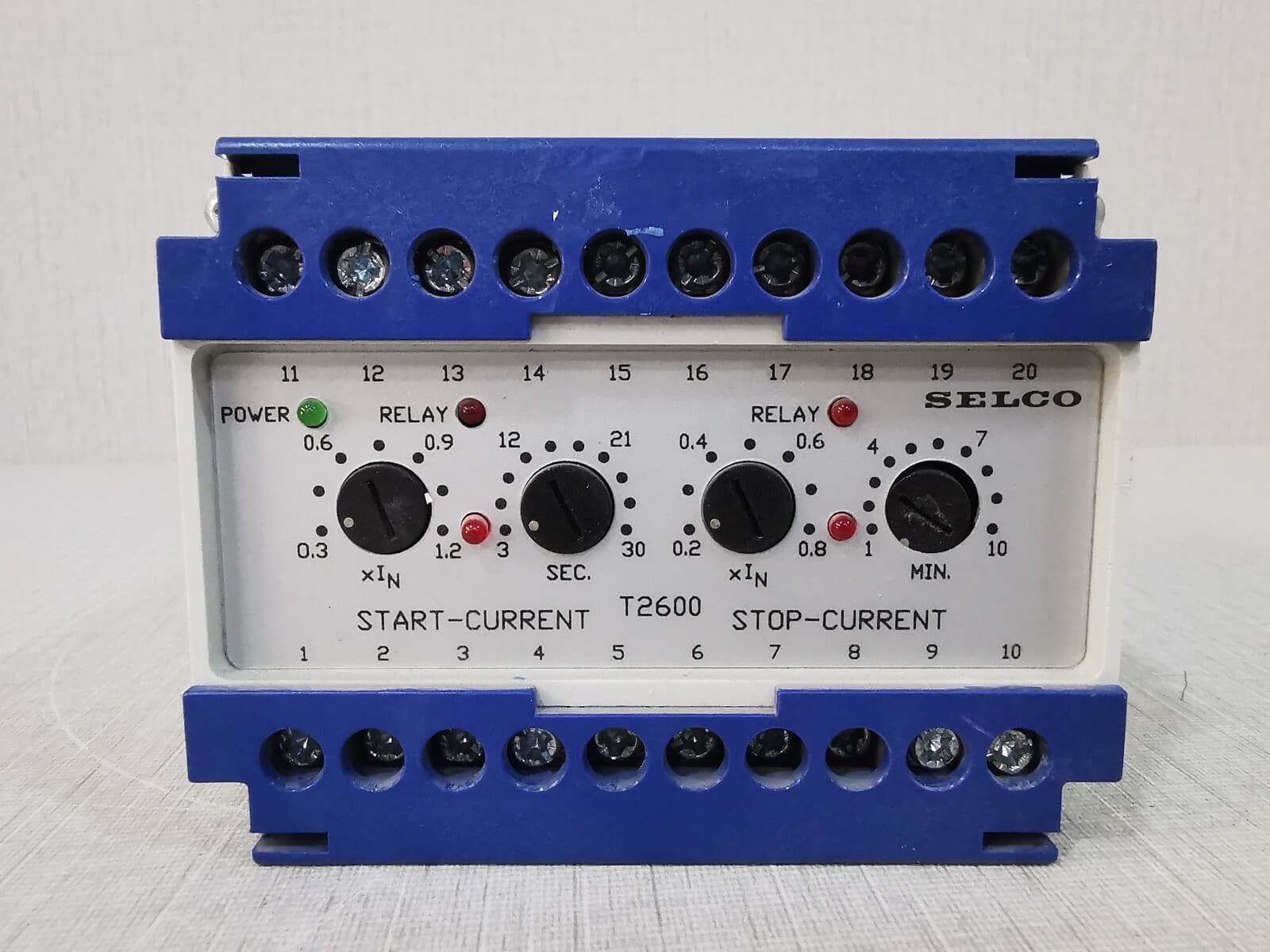 SELCO T2600 DUAL CURRENT RELAY T2600-04