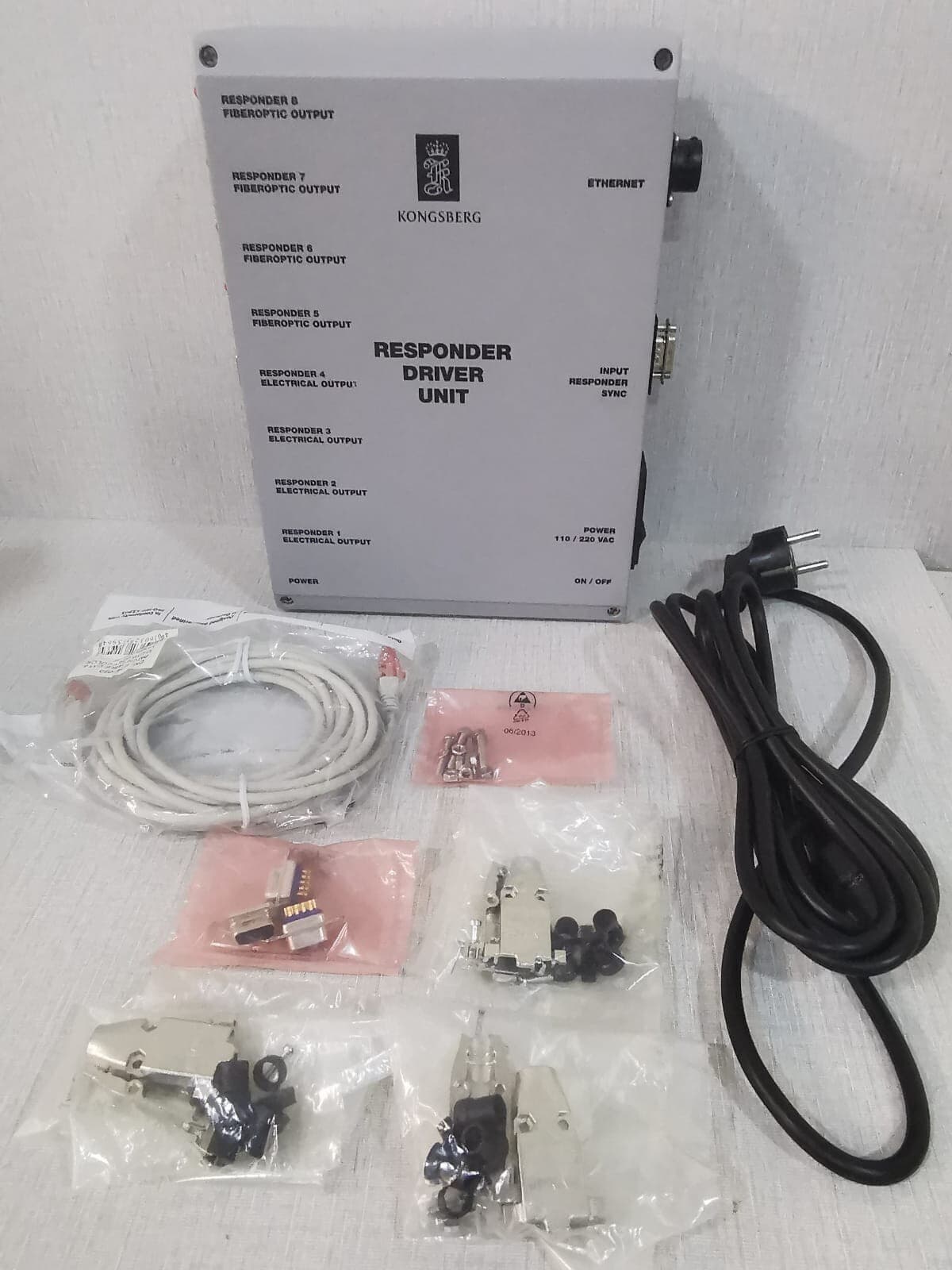 KONGSBERG 311509 RESPONDER DRIVER UNIT POWER VOLTAGE 110/220V