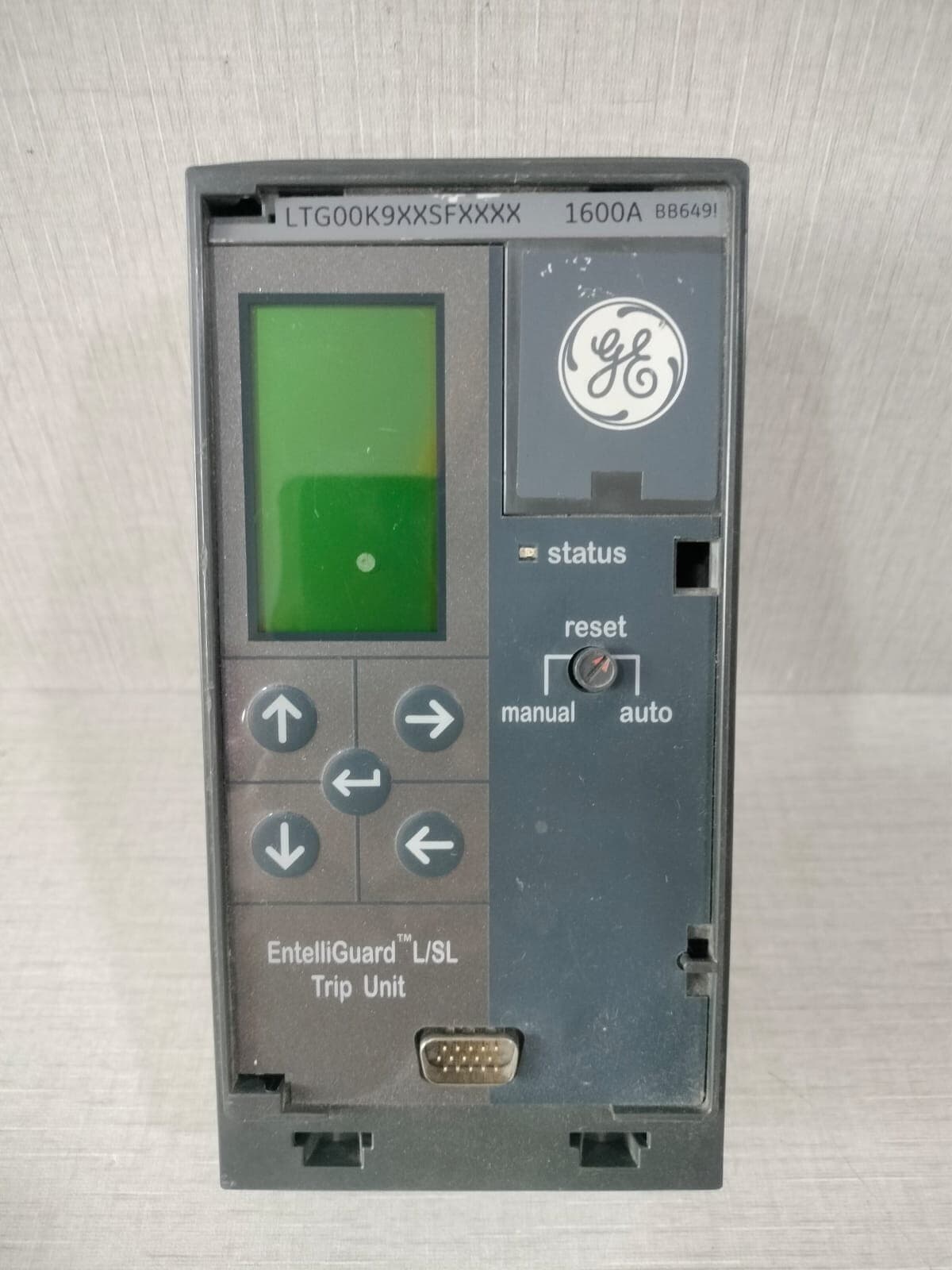 GE LTG00K9XXSFXXXX 1600A BB649 ENTELLIGUARD L/SL TRIP UNIT