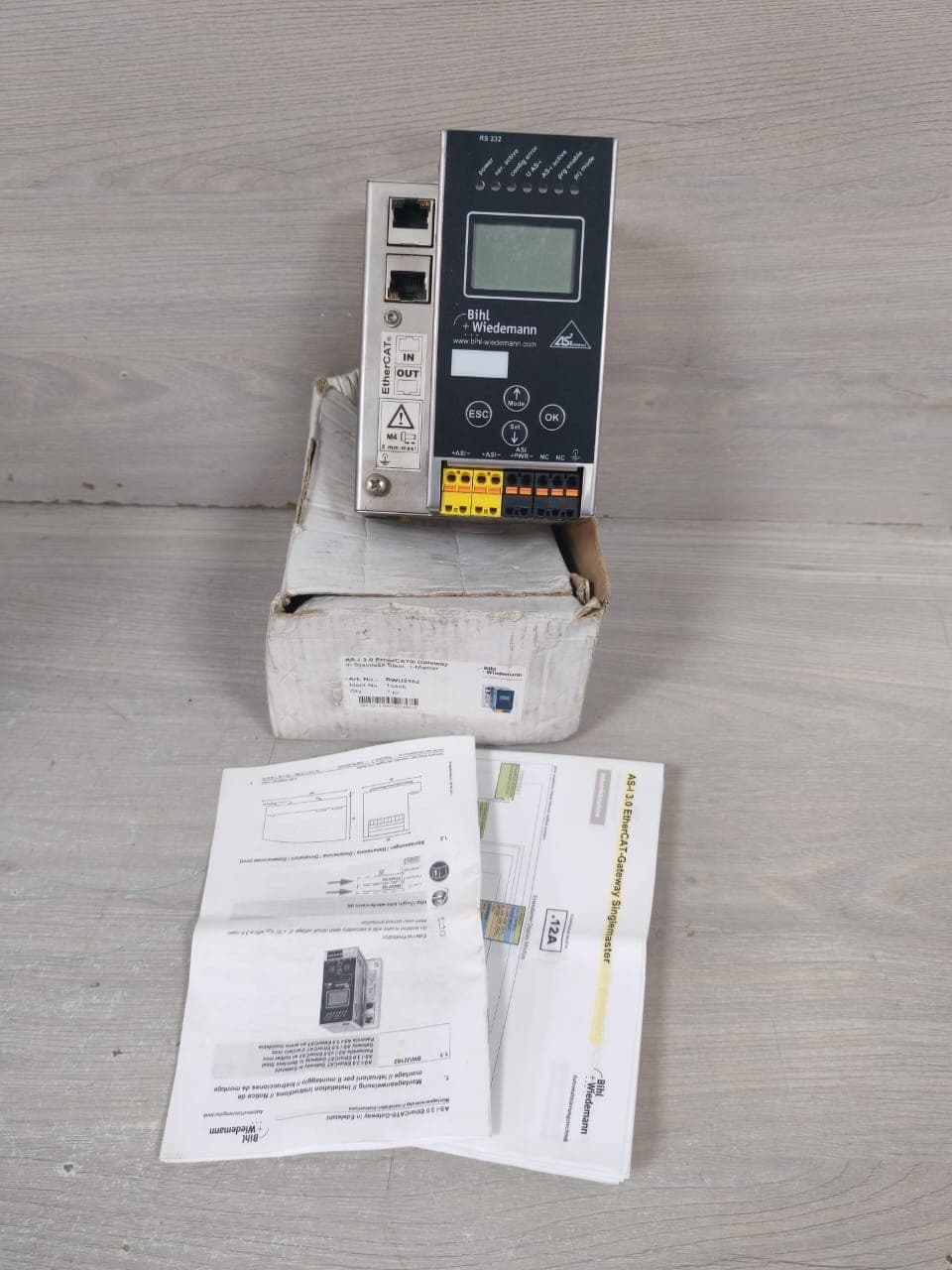 Bihl+Wiedemann AS-i 3.0 EtherCAT Gateway BWU2162