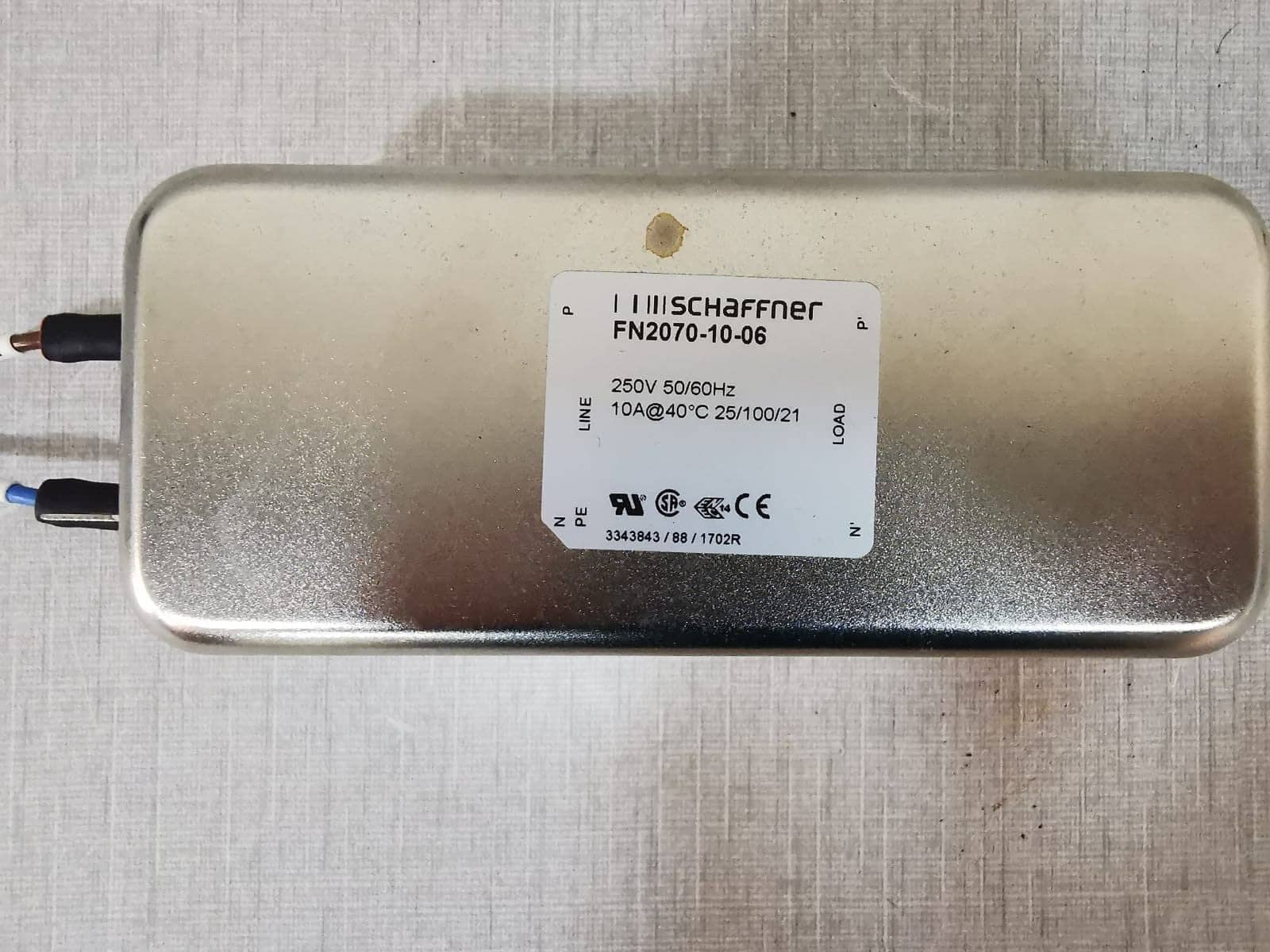 SCHAFFNER FN2070-10-06 Multi-Stage Filter